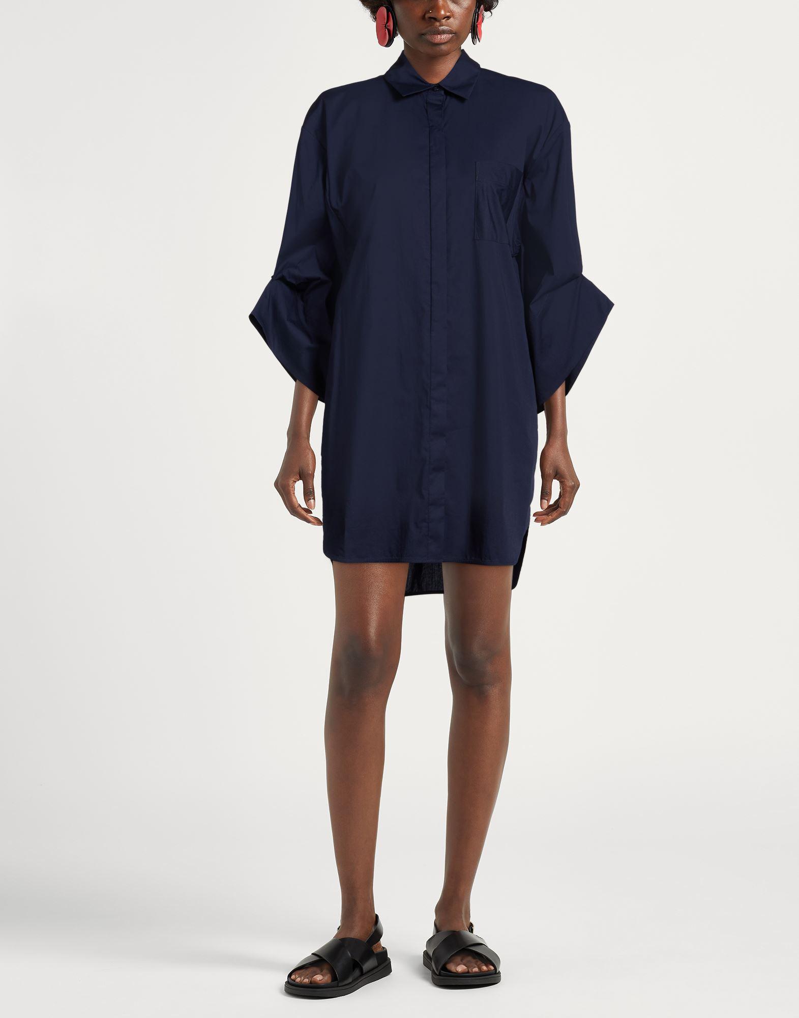 knee length dresses for ladies Navy Mini Vincent Dress