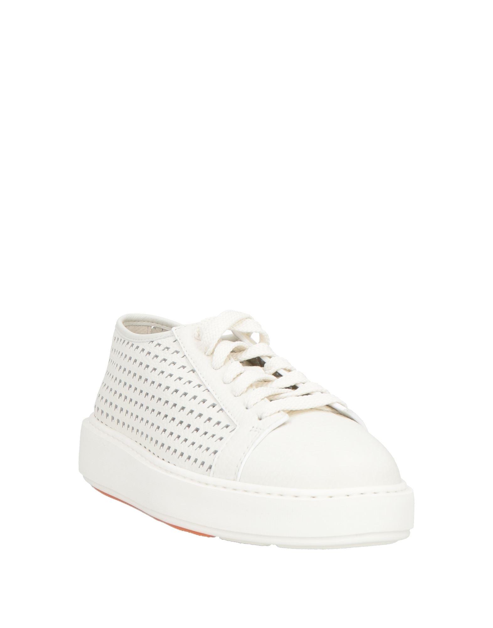 Santoni Trainers in White | Lyst