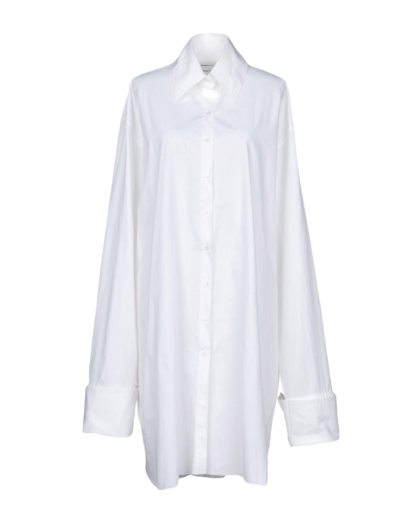 Marques'Almeida Cotton Knee-length Dress in White - Lyst