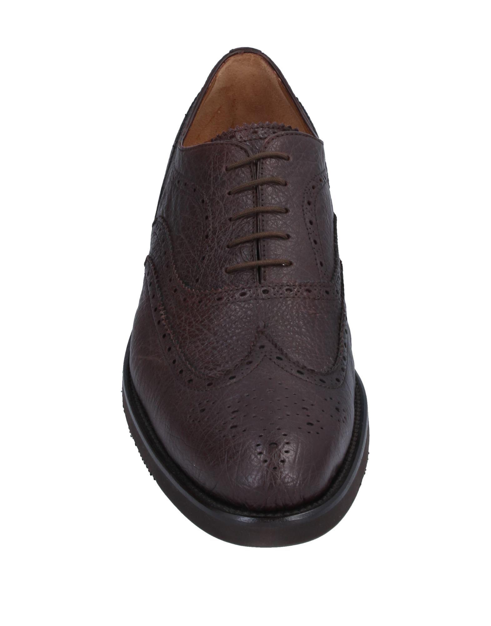 Aldo Brue� Leather Laceup Shoe in Dark Brown (Brown) for