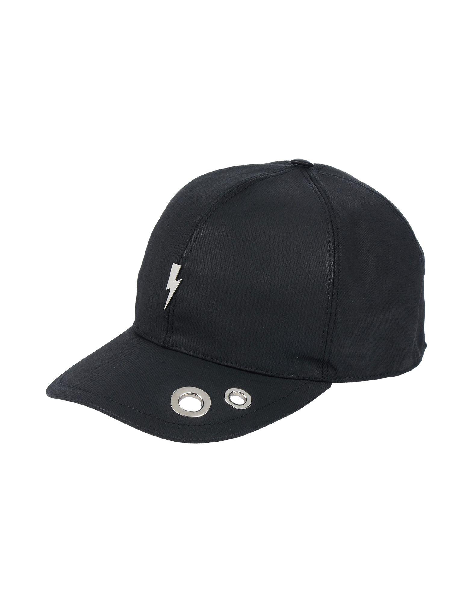 Neil Barrett Cotton Hat in Black for Men Lyst