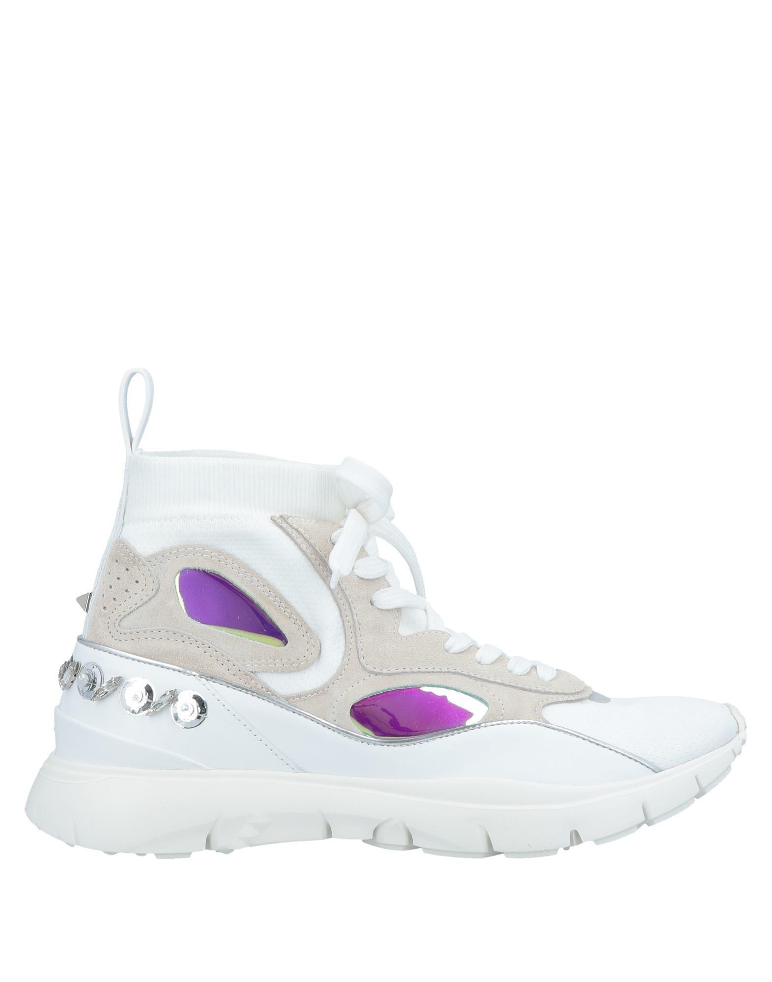 high cut white sneakers
