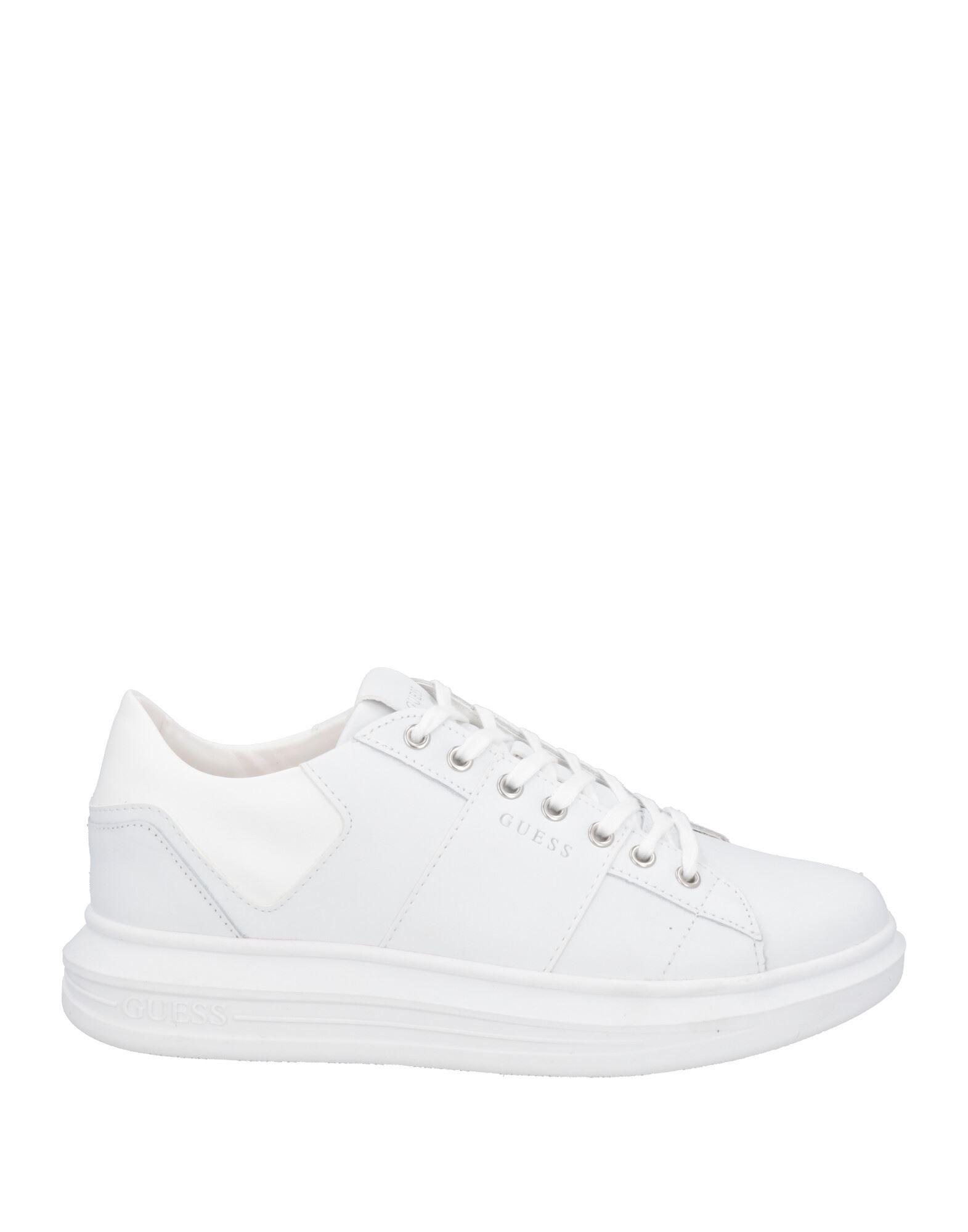 Guess white trainers 2025