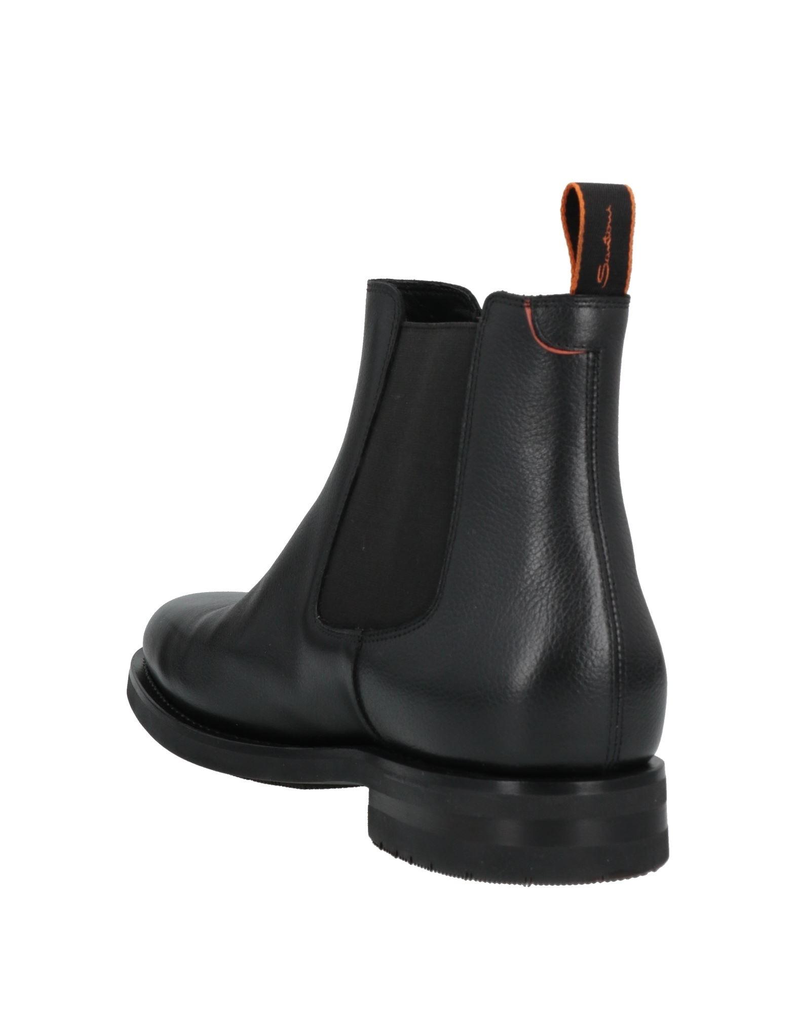 Santoni Ankle Boots in Black for Men | Lyst
