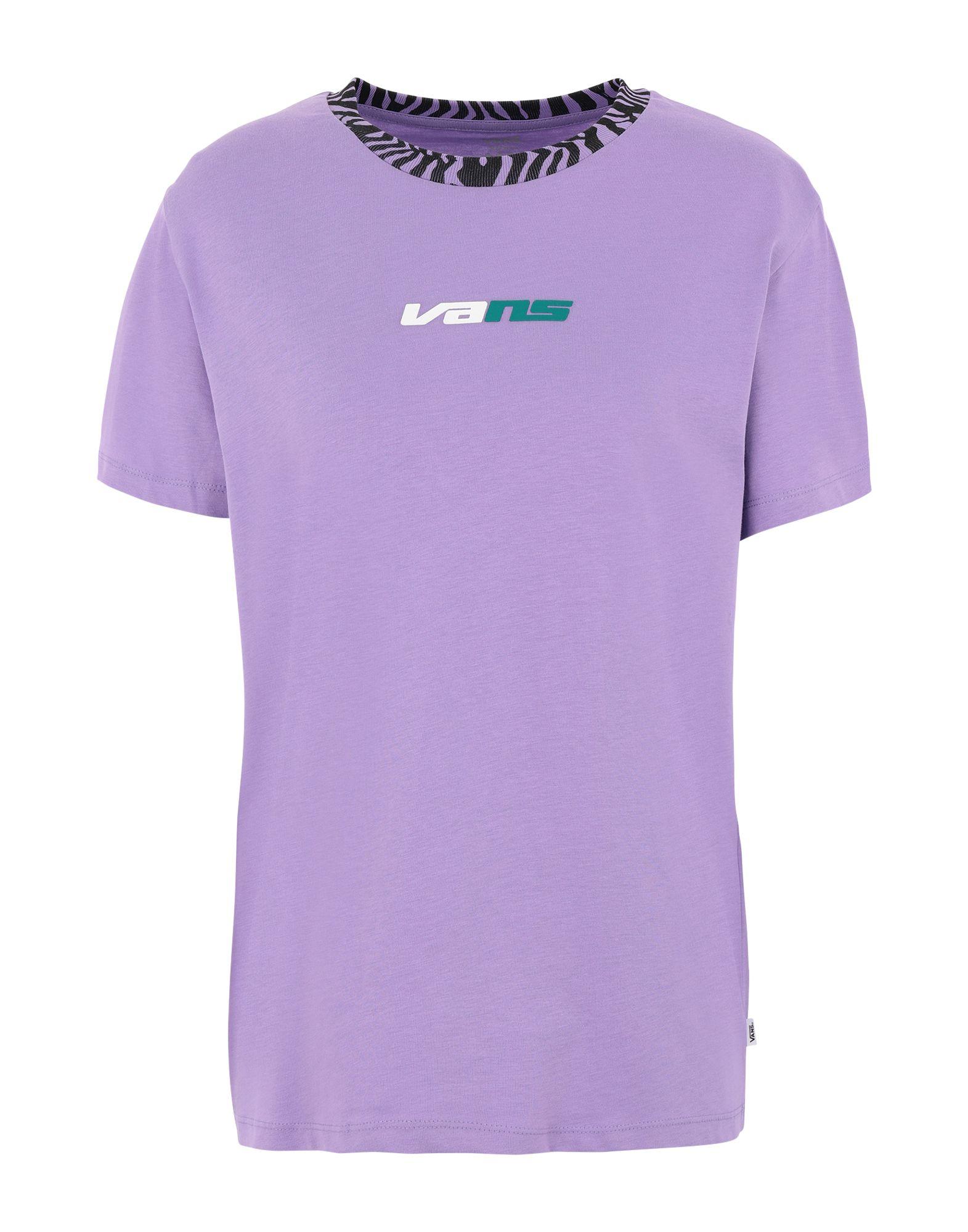 Vans Cotton T-shirt in Purple - Lyst