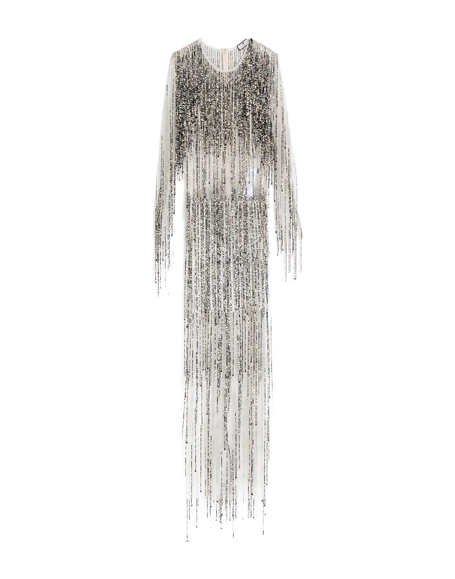 Elisabetta Franchi Maxi Dress Polyamide in White | Lyst