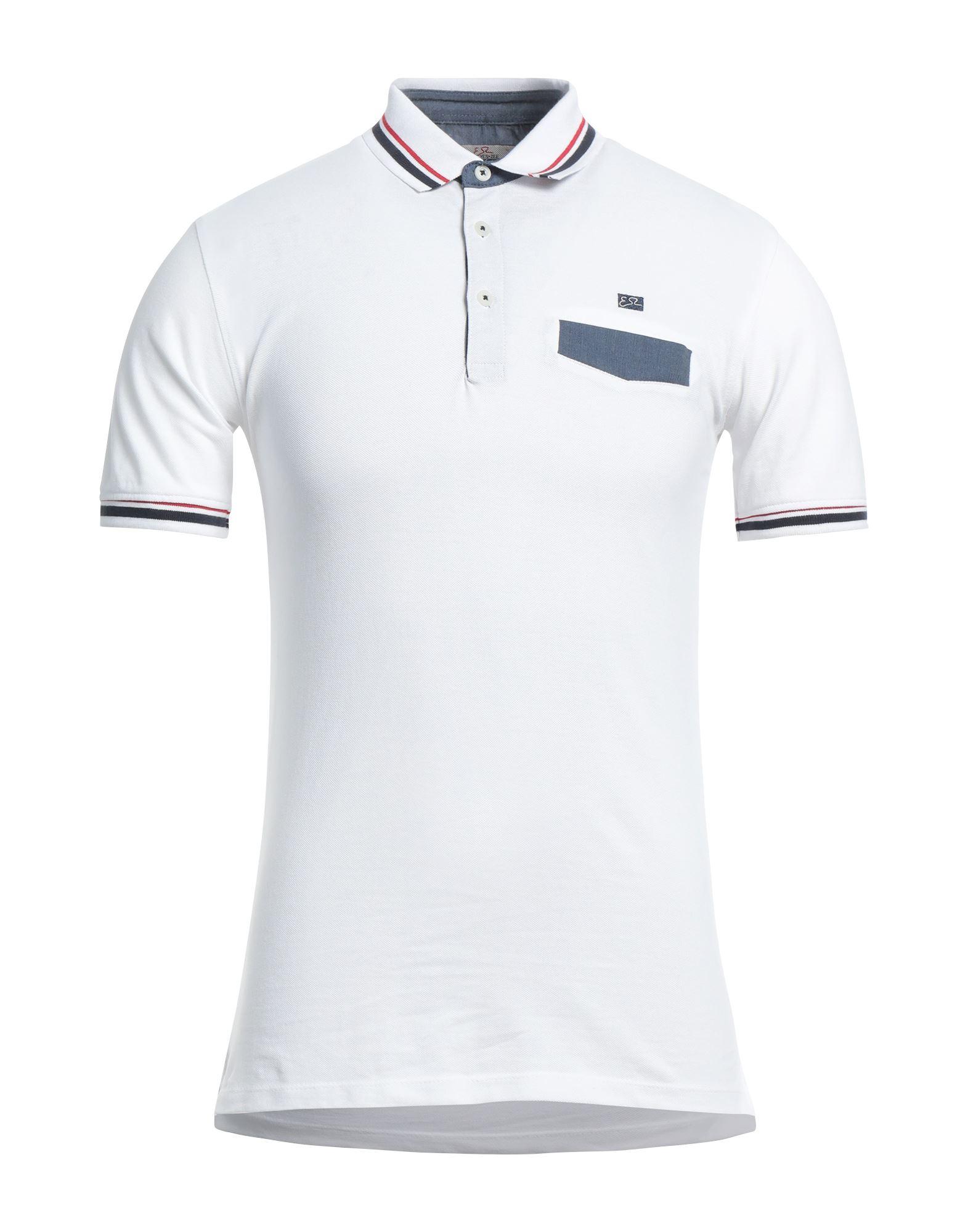 Yes Zee By Essenza Polo Shirt in White for Men | Lyst