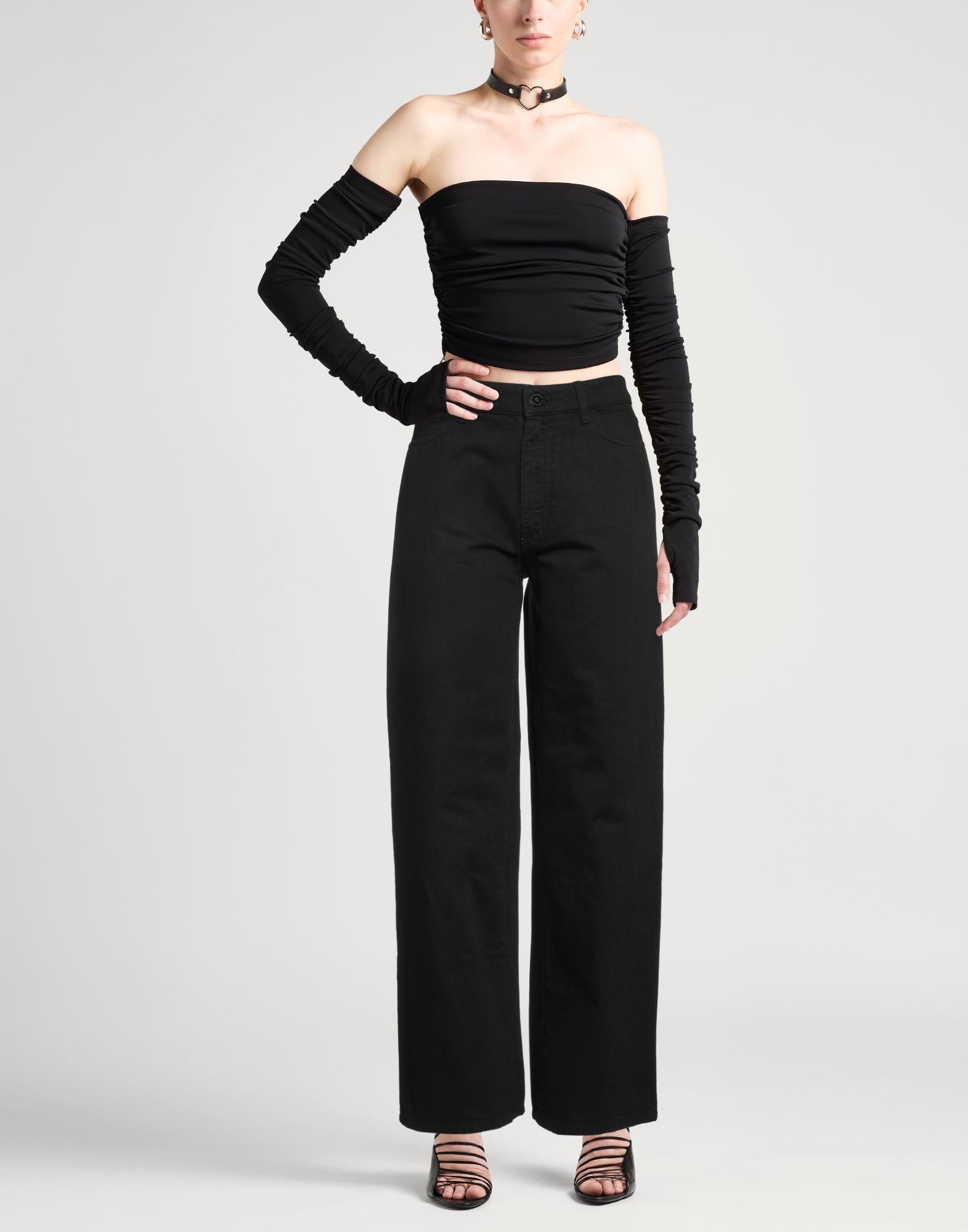 パンツ RAF SIMONS Women Straight Pants 212W360 BLACK Classic Straight Pants - Black – Feature