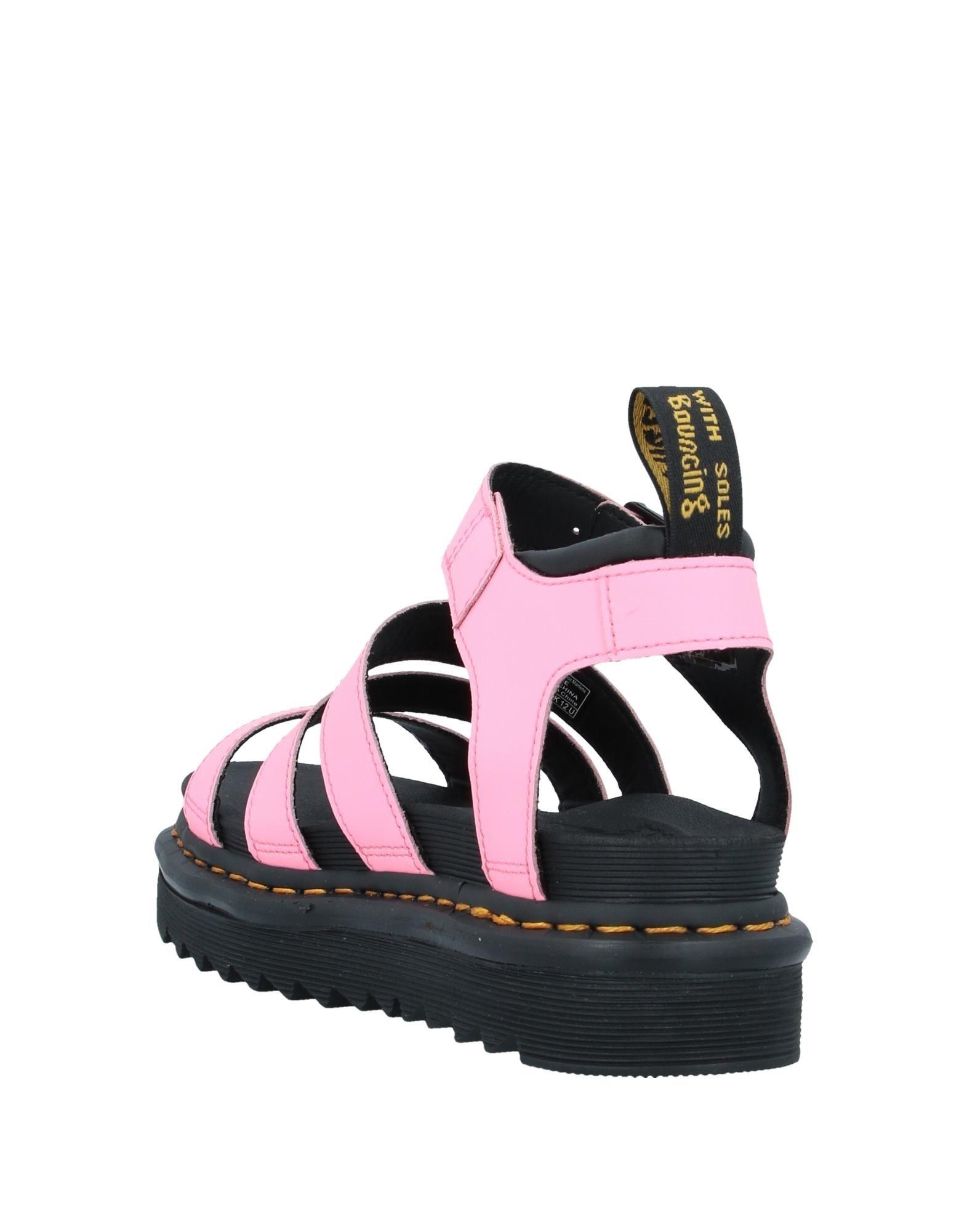 Dr. Martens Leather Blaire Sandals in Pink | Lyst