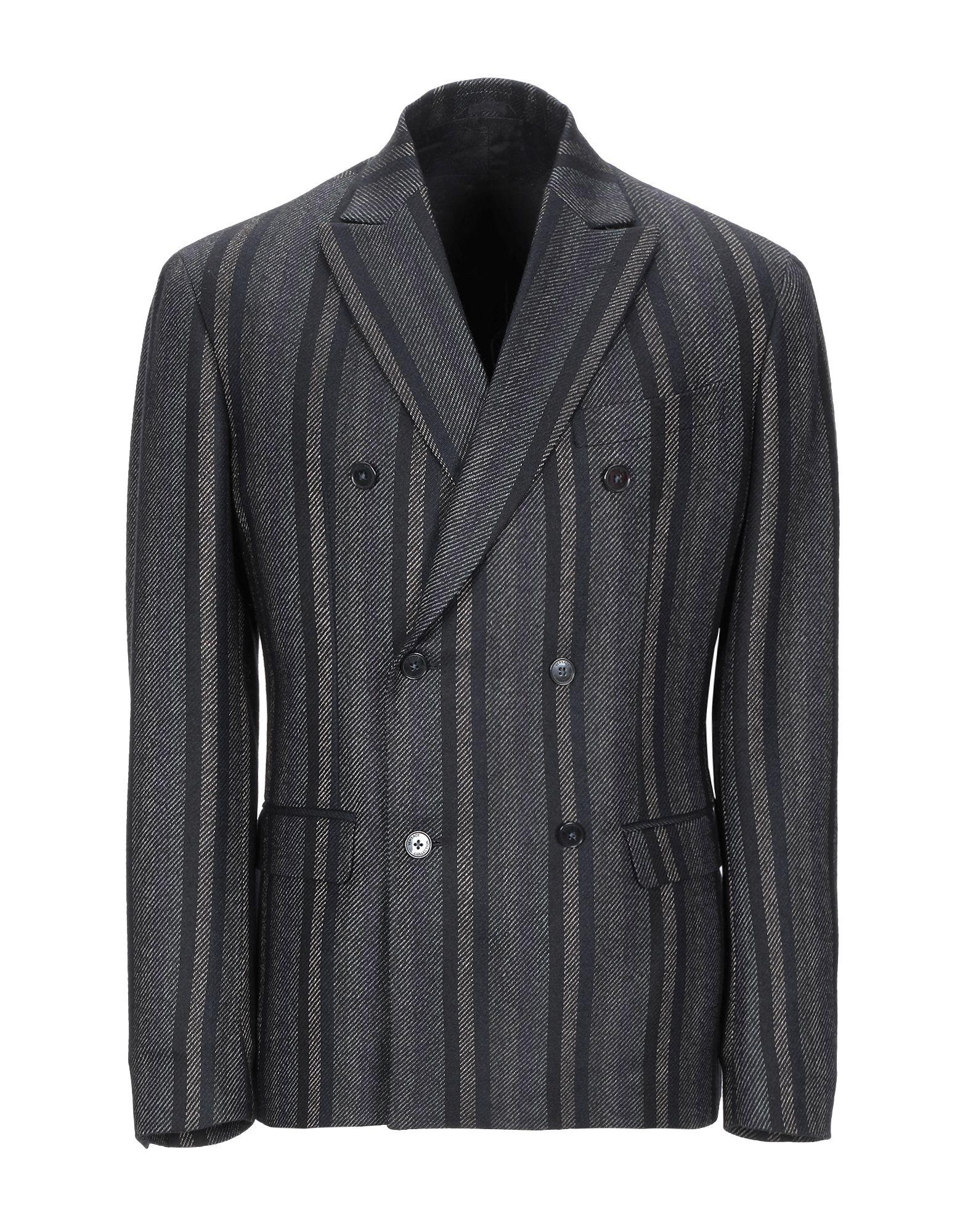 Versace Flannel Blazer in Black for Men Lyst