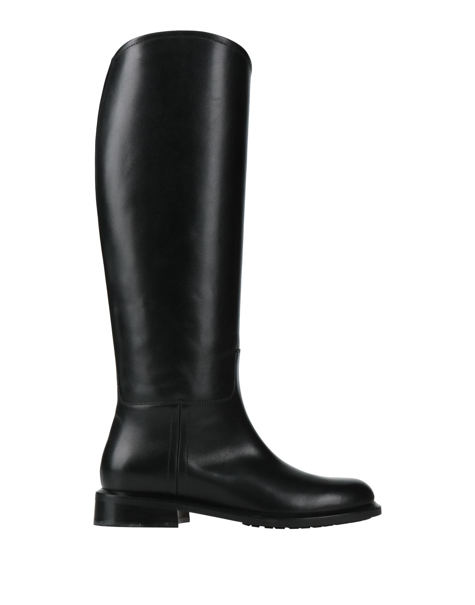 EMPORIO ARMANI ブラックロングブーツ Emporio Armani Boots for Women | Online Sale up to 85% off | Lyst