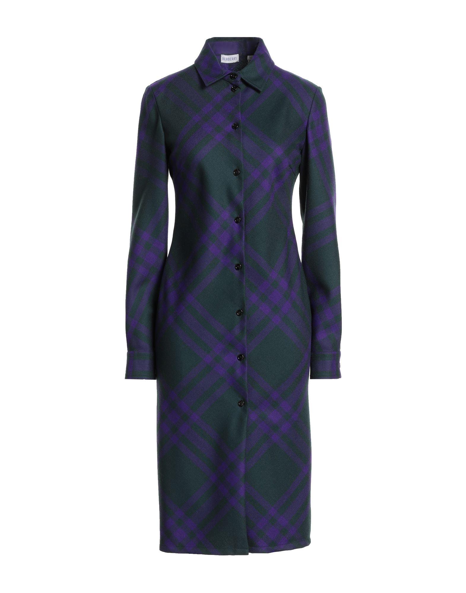 【関税＆送料込み】Burberry Check Wool Blend Chemisier Dres Burberry Check wool blend chemise dress | TheDoubleF