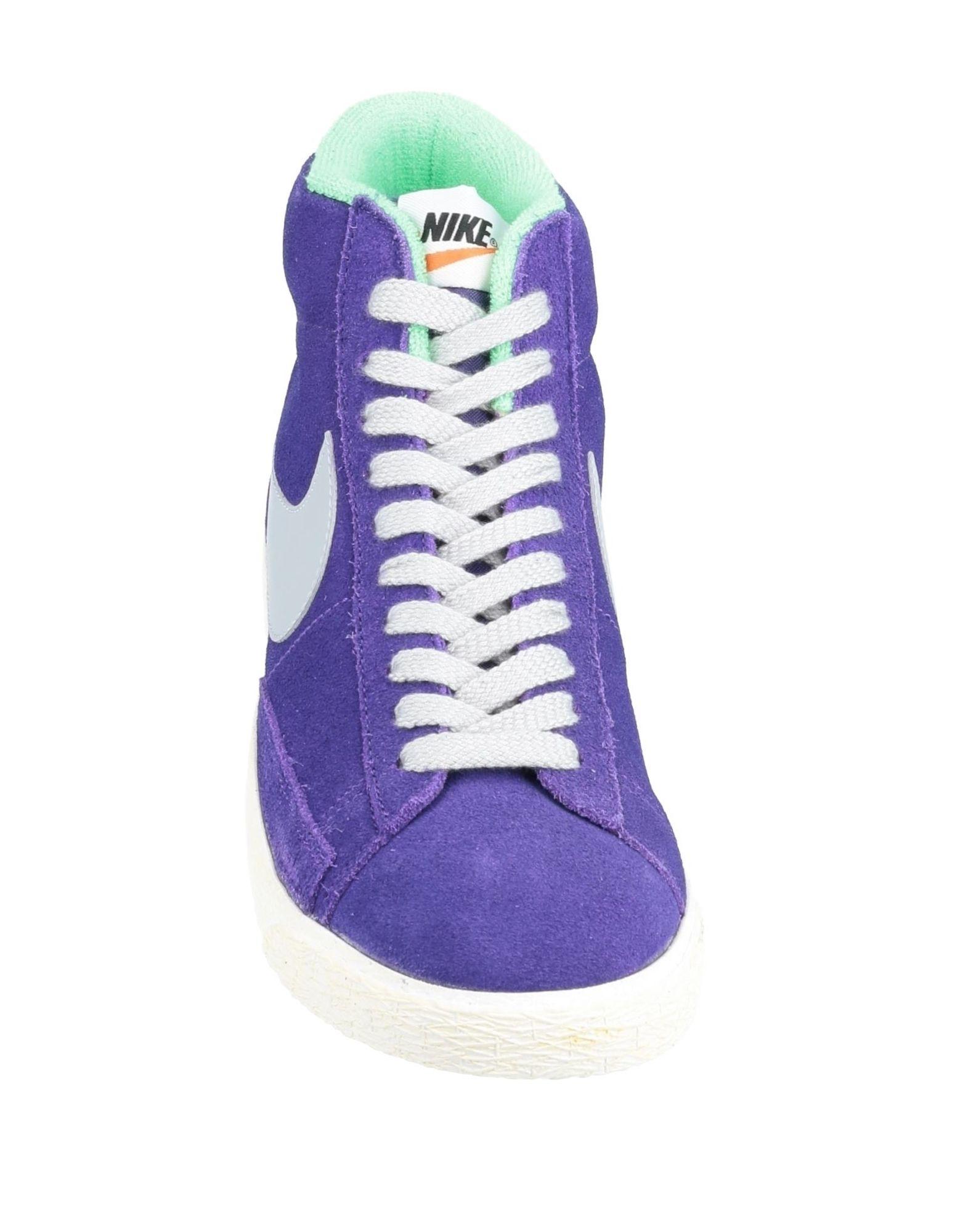 nike high tops black and purple