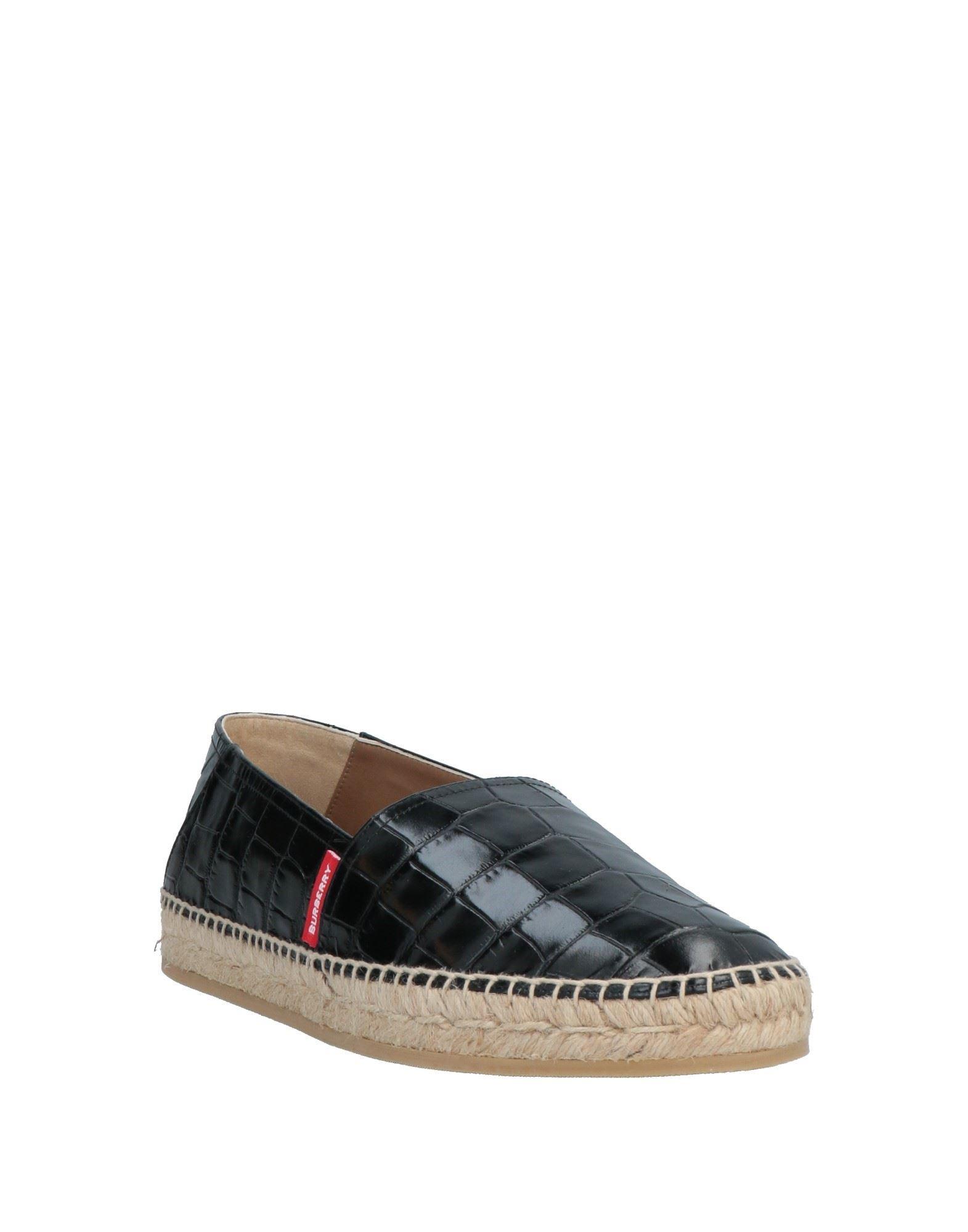 burberry espadrilles black