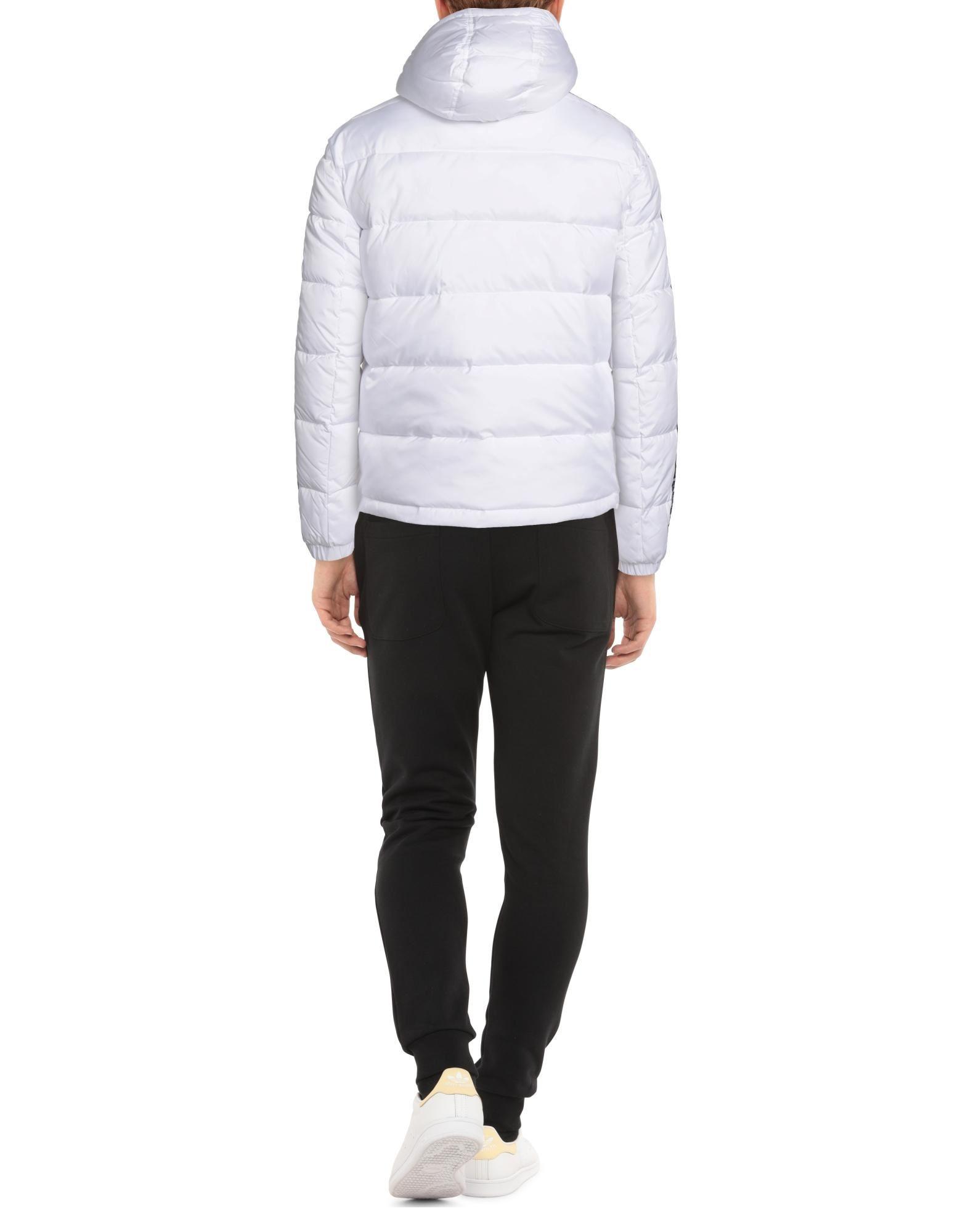 Armani Exchange Synthetic Down Jacket in White for Men | Lyst