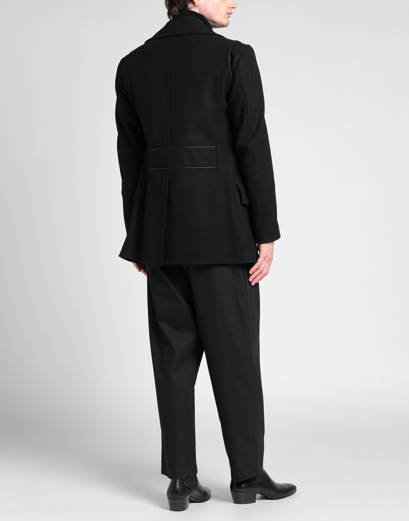Versace Coat in Black for Men | Lyst