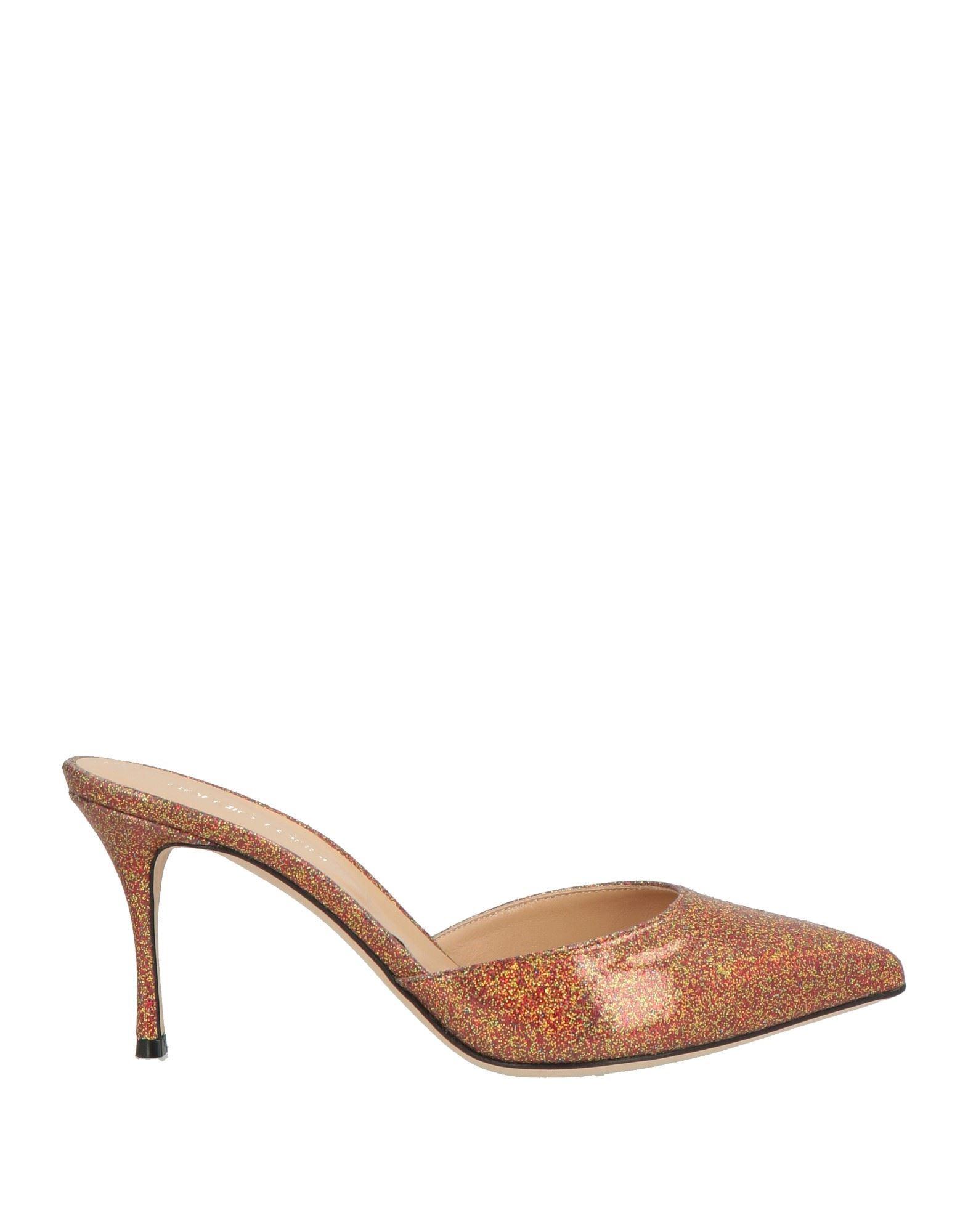 Mules à Talon Sergio Rossi Vertes - Taille 41 EU, Talon 5 Cm, Occasion En Très Bon état, Style Décontracté élégant
