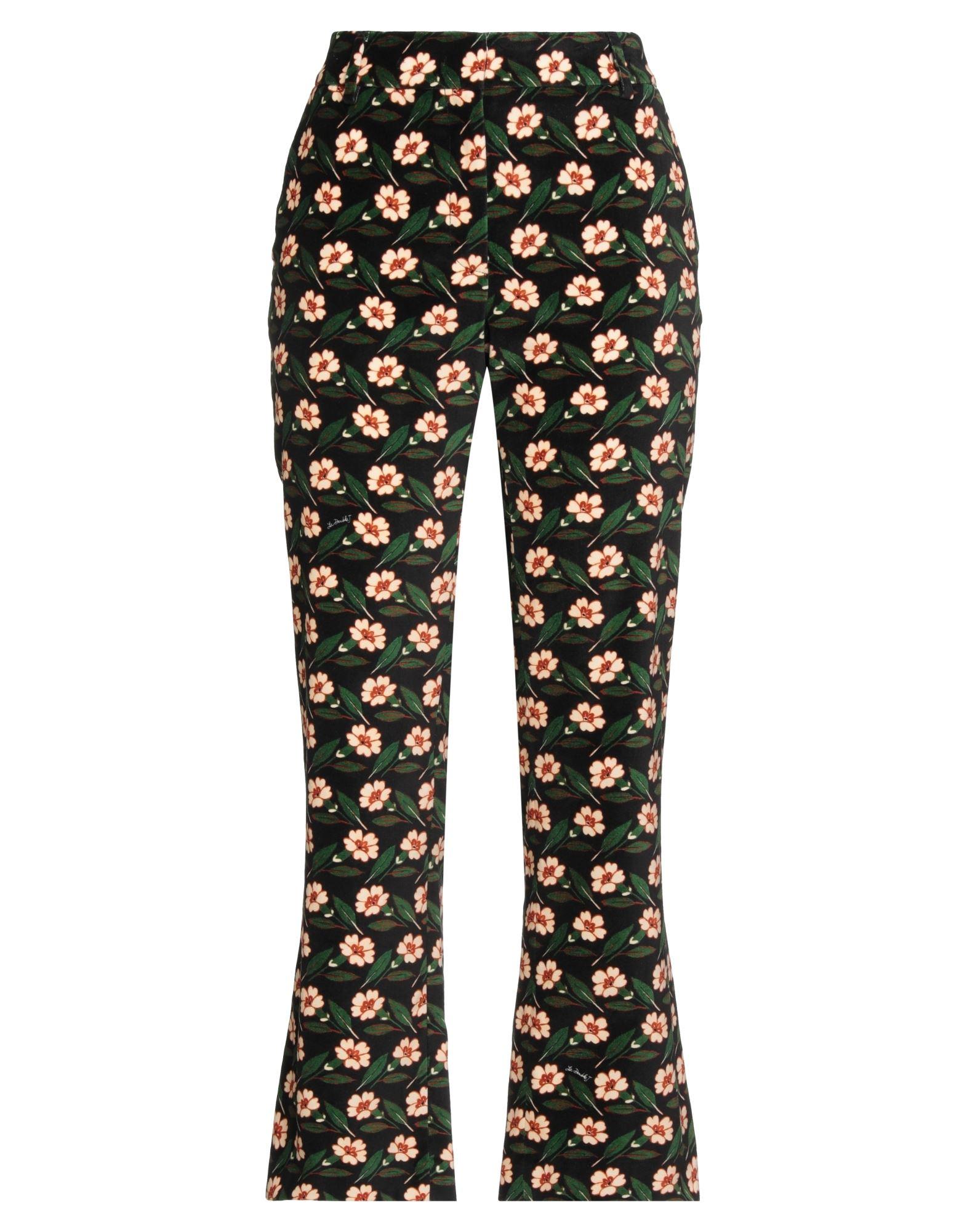パンツ La Double J Wide-Leg Silk Trousers With Floral Pattern La Doublej La Double J Wide-leg Floral Print Silk Trousers