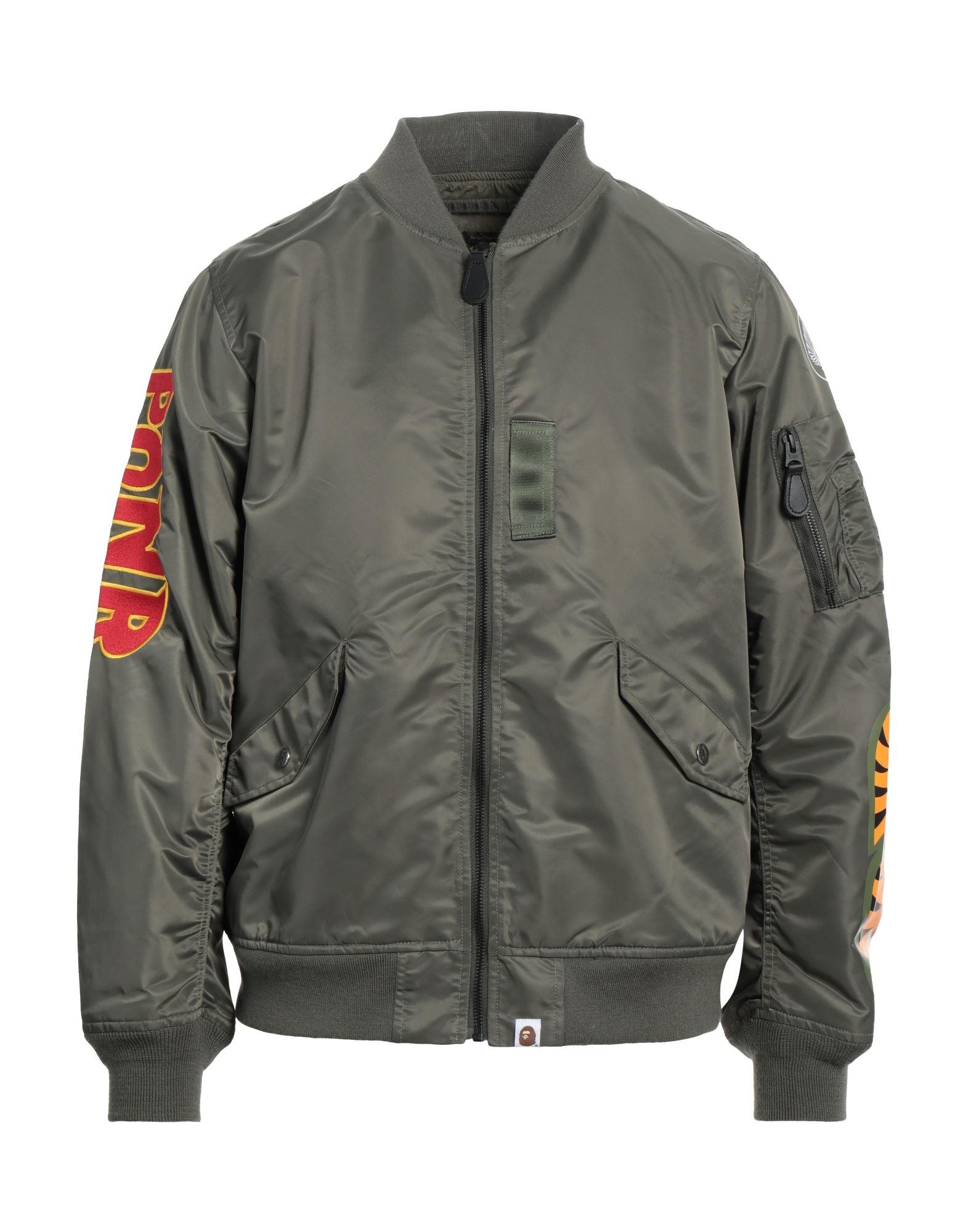 Bathing ape clearance leather jacket