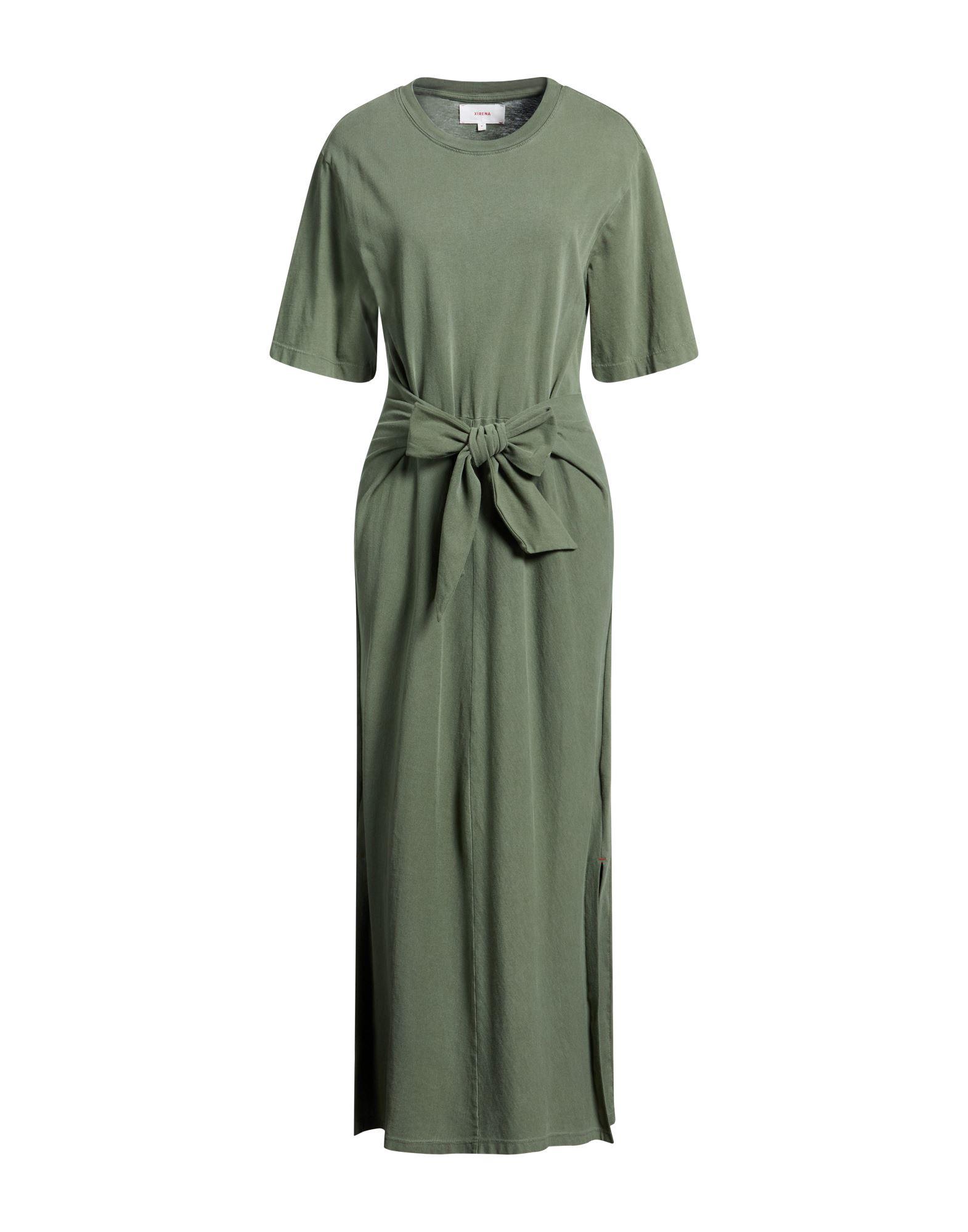green emerald velvet dress Xirena Tenley Dress Green Amy / L