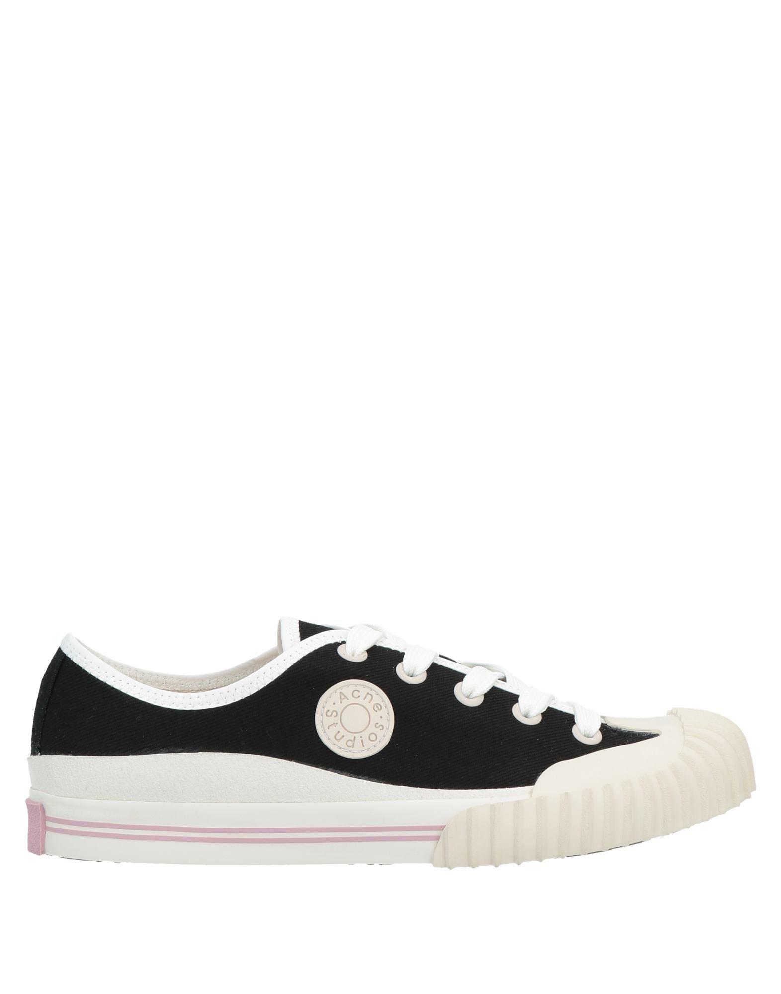 acne black trainers