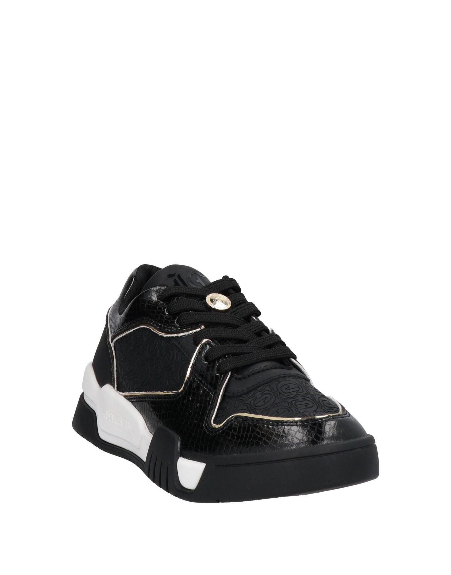 スニーカー JUST CAVALLI Woman Sneakers Black 77QA3SB4ZPA79 899 Just Cavalli Outlet: Sneakers woman - Black | Just Cavalli