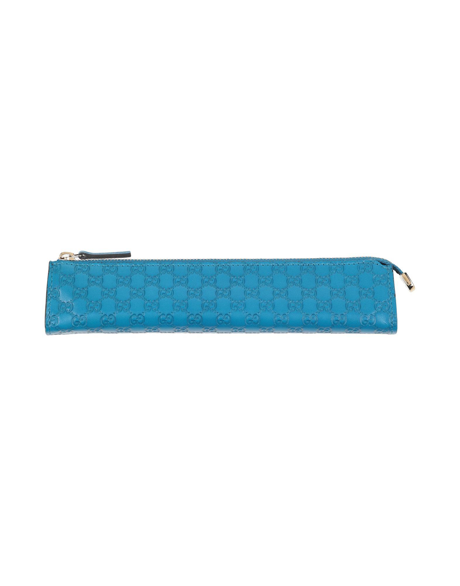 Gucci Leather Pencil Case in Deep Jade - Lyst