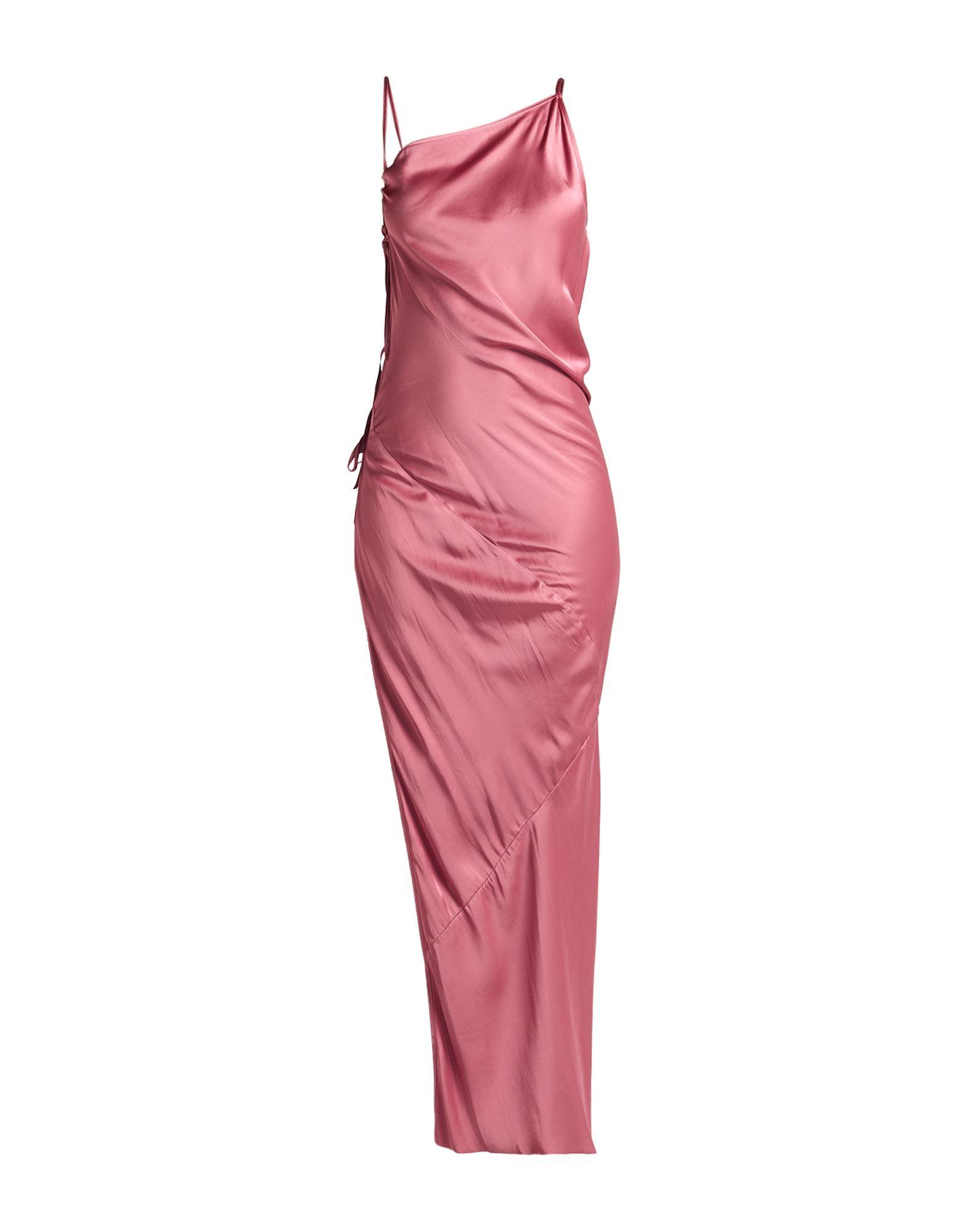 strapless open back dress Rick Owens Rosewood Ribbed Long-Sleeve Top Pink RP02E4202