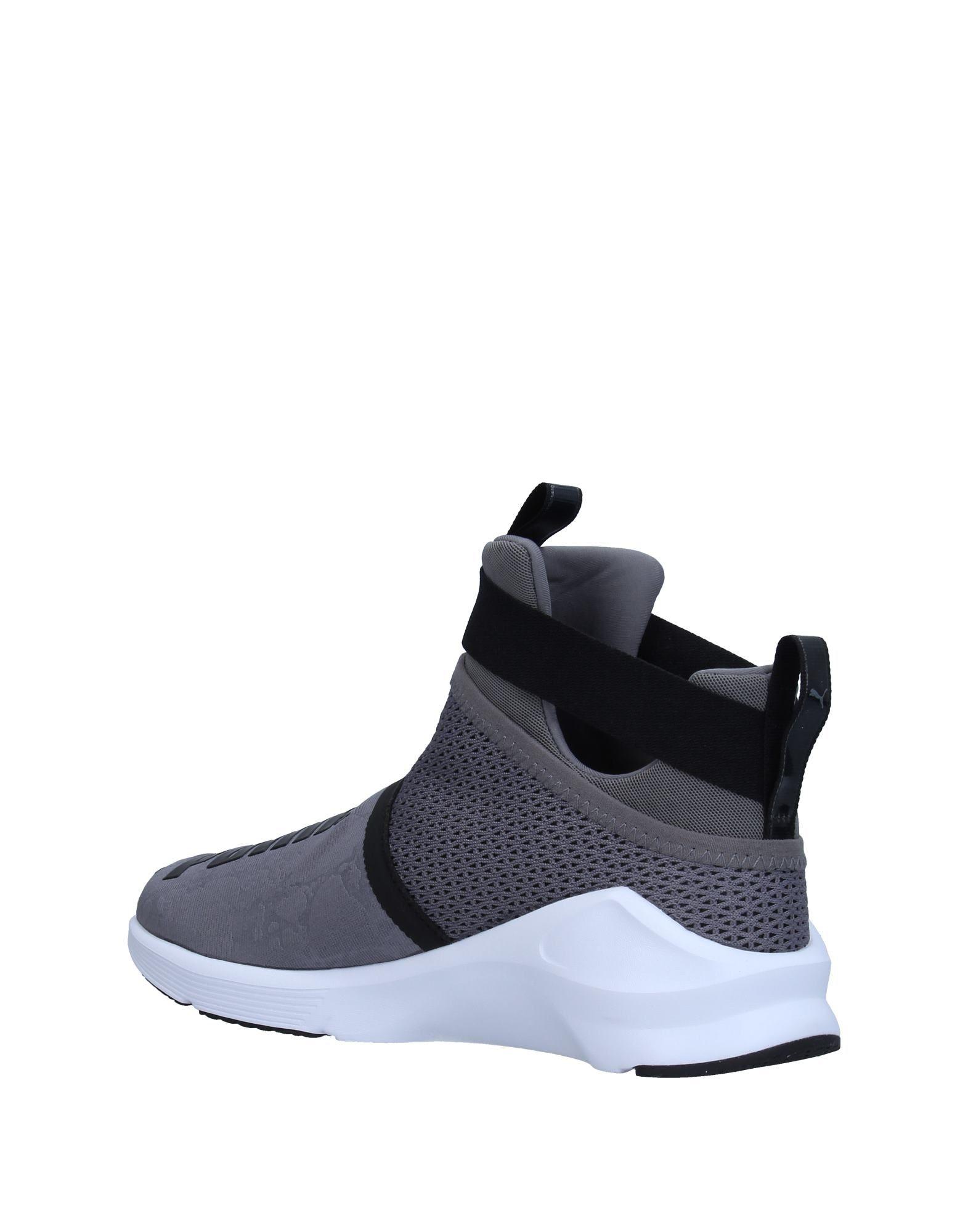 puma grey high tops