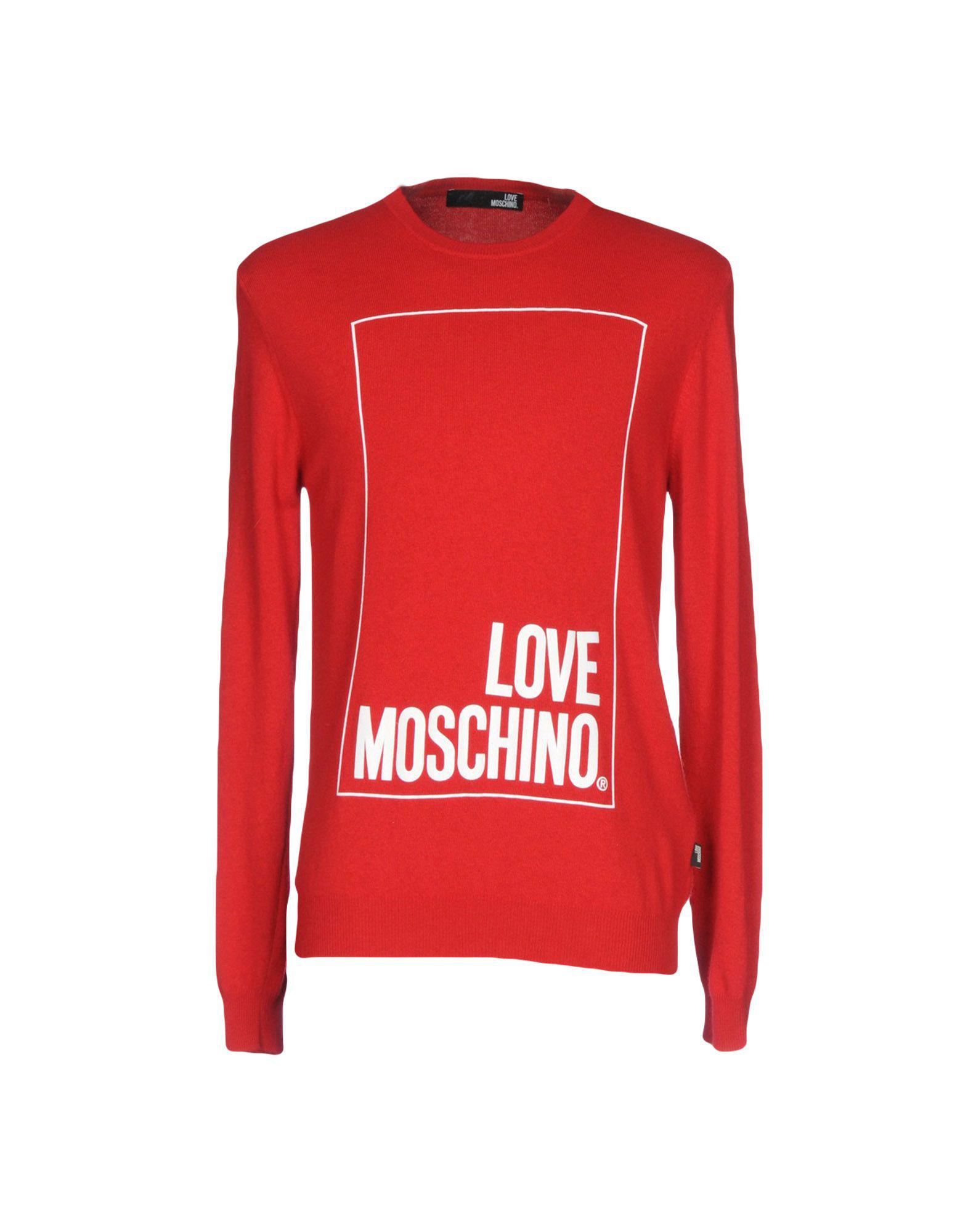 Lyst - Love Moschino Jumper in Red for Men