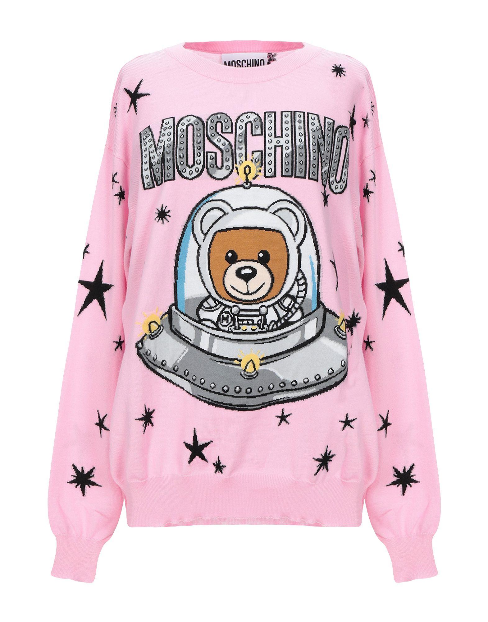 Moschino Wool Jumper in Pink Lyst
