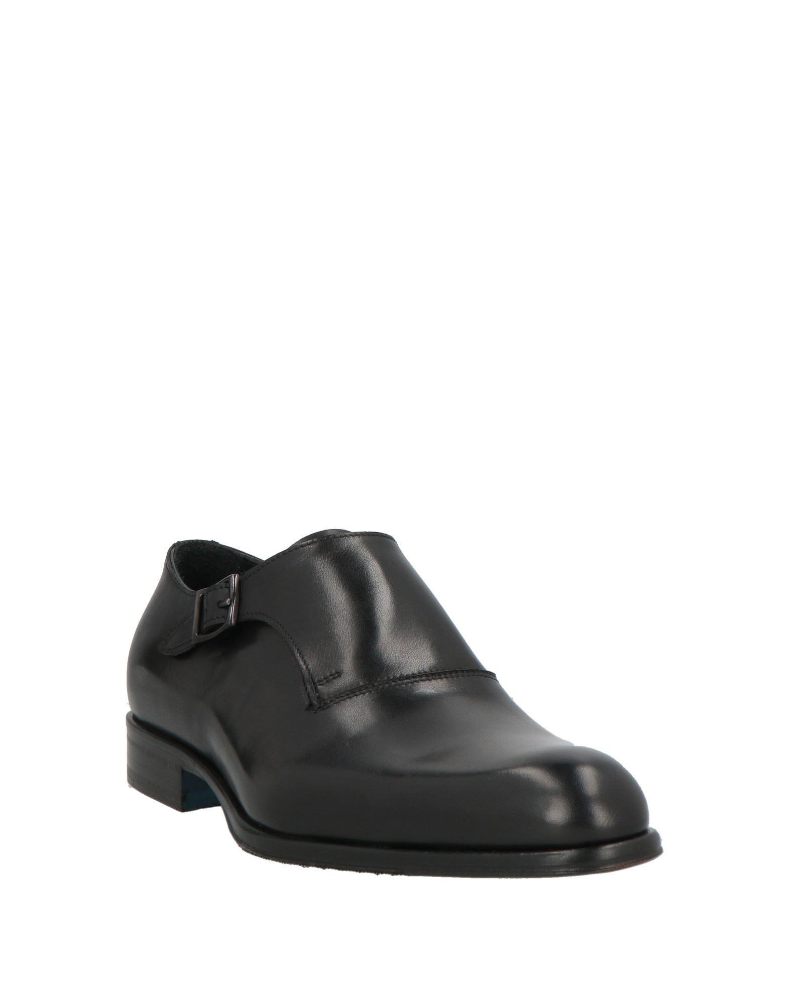 Sutor Mantellassi Marzio Black Leather Monk Strap Loafers Size 10 slip on $565 Mirto - Men main image 2