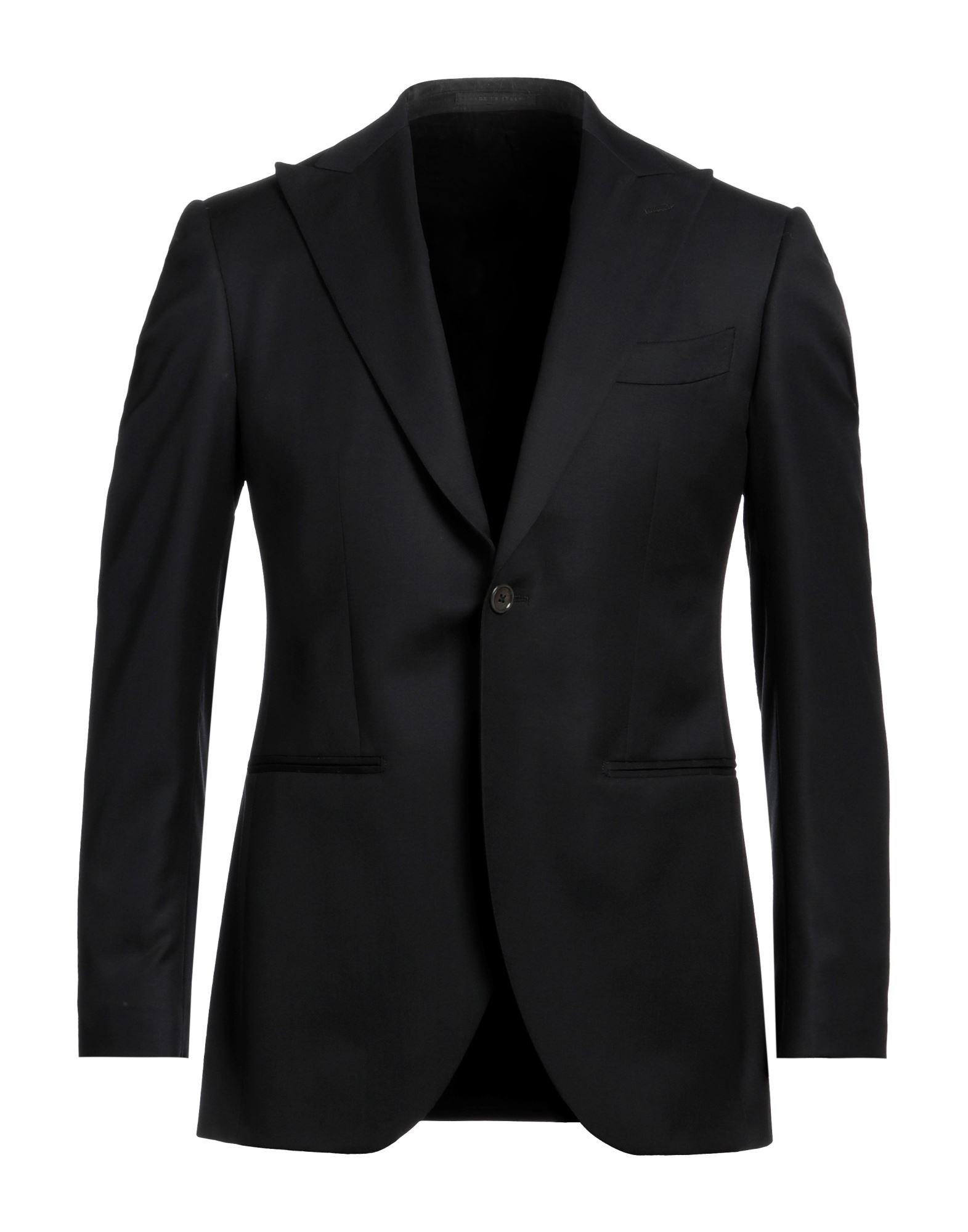 Lubiam Suit Jacket in Black for Men | Lyst