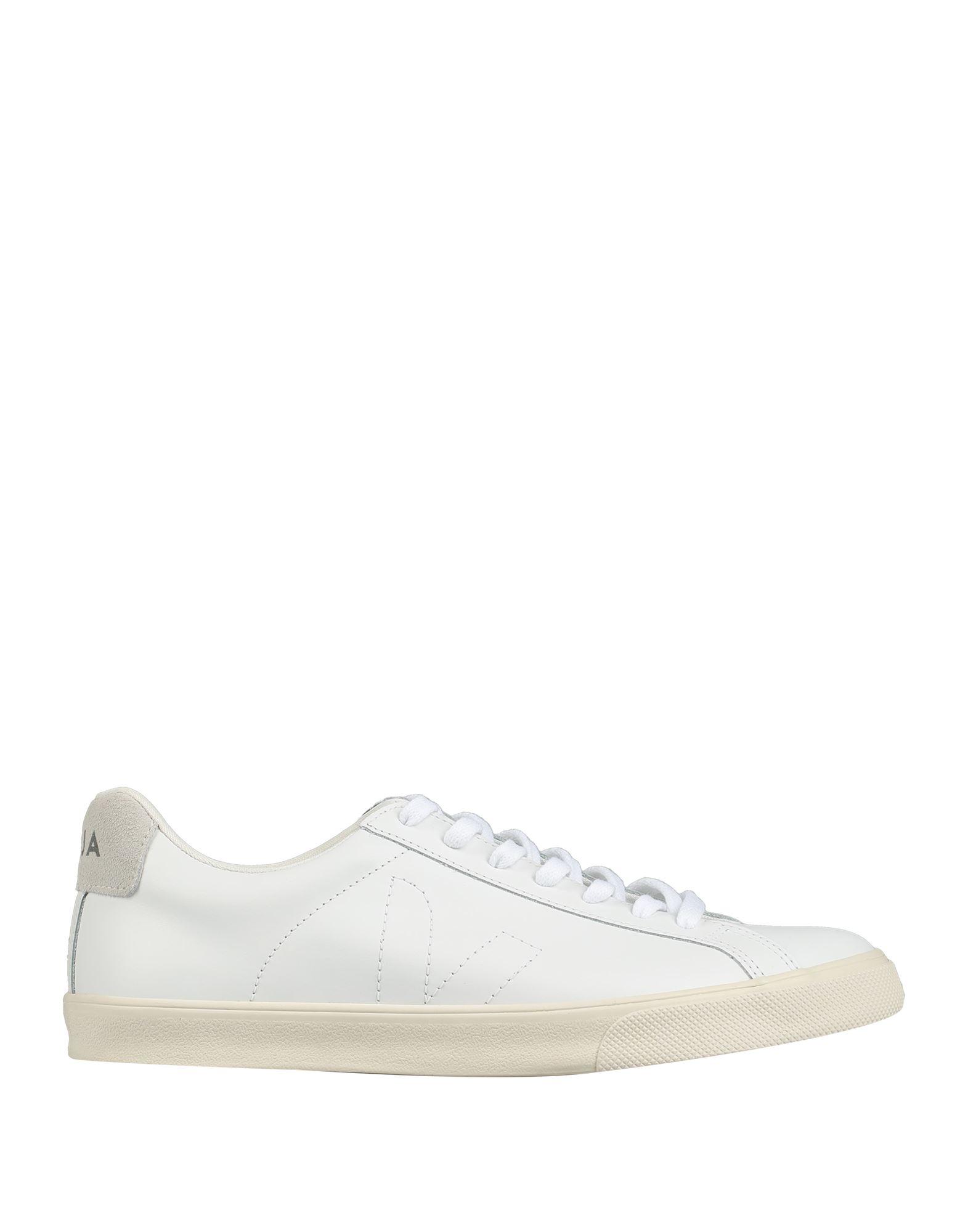 Veja Leather Trainers in White | Lyst