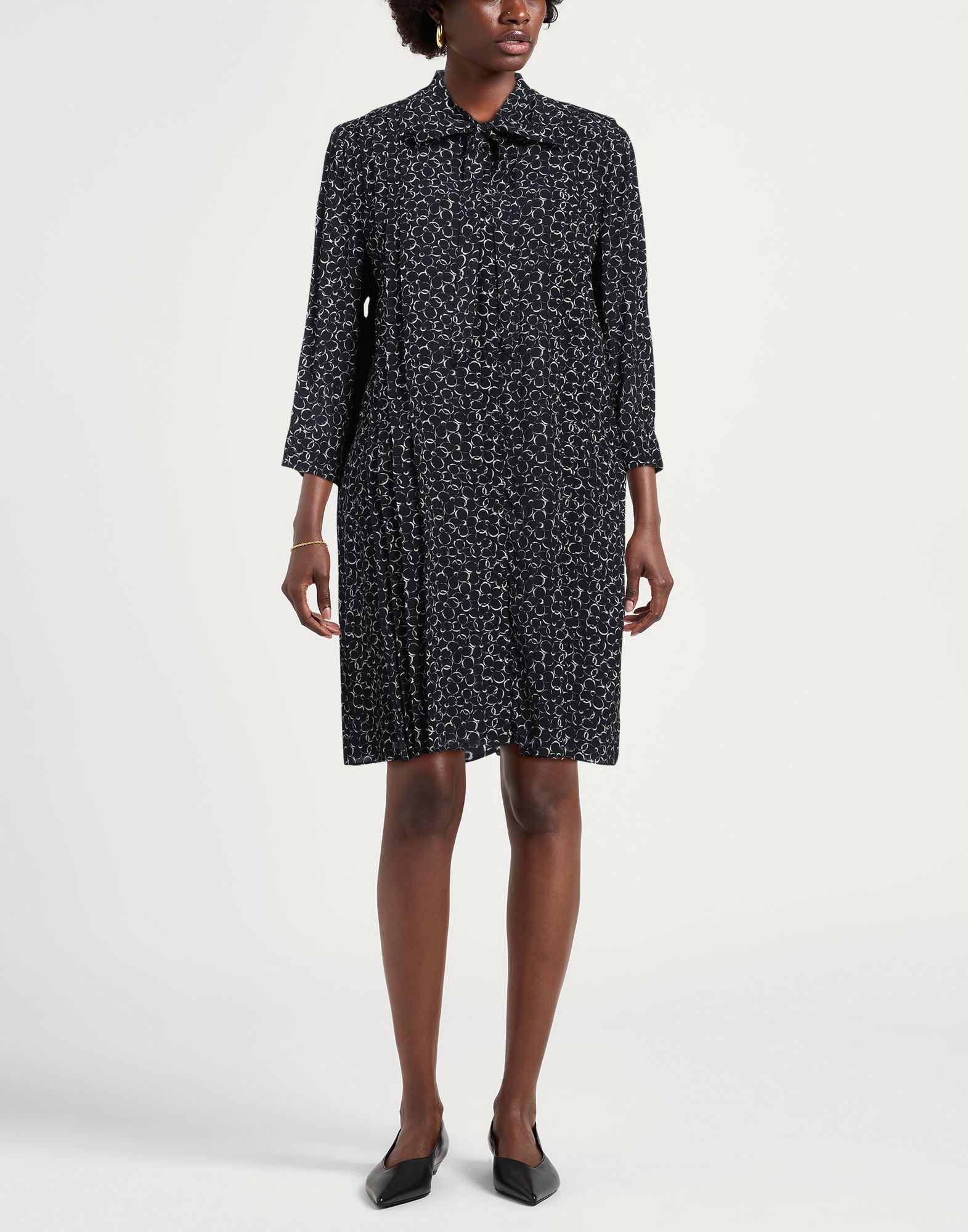 maison kitsune shirt dress Midi Length Dress