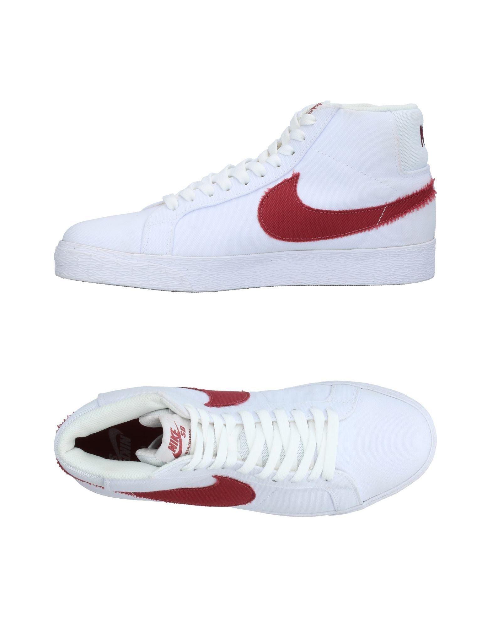 Nike Canvas High-tops & Sneakers in White for Men - Lyst