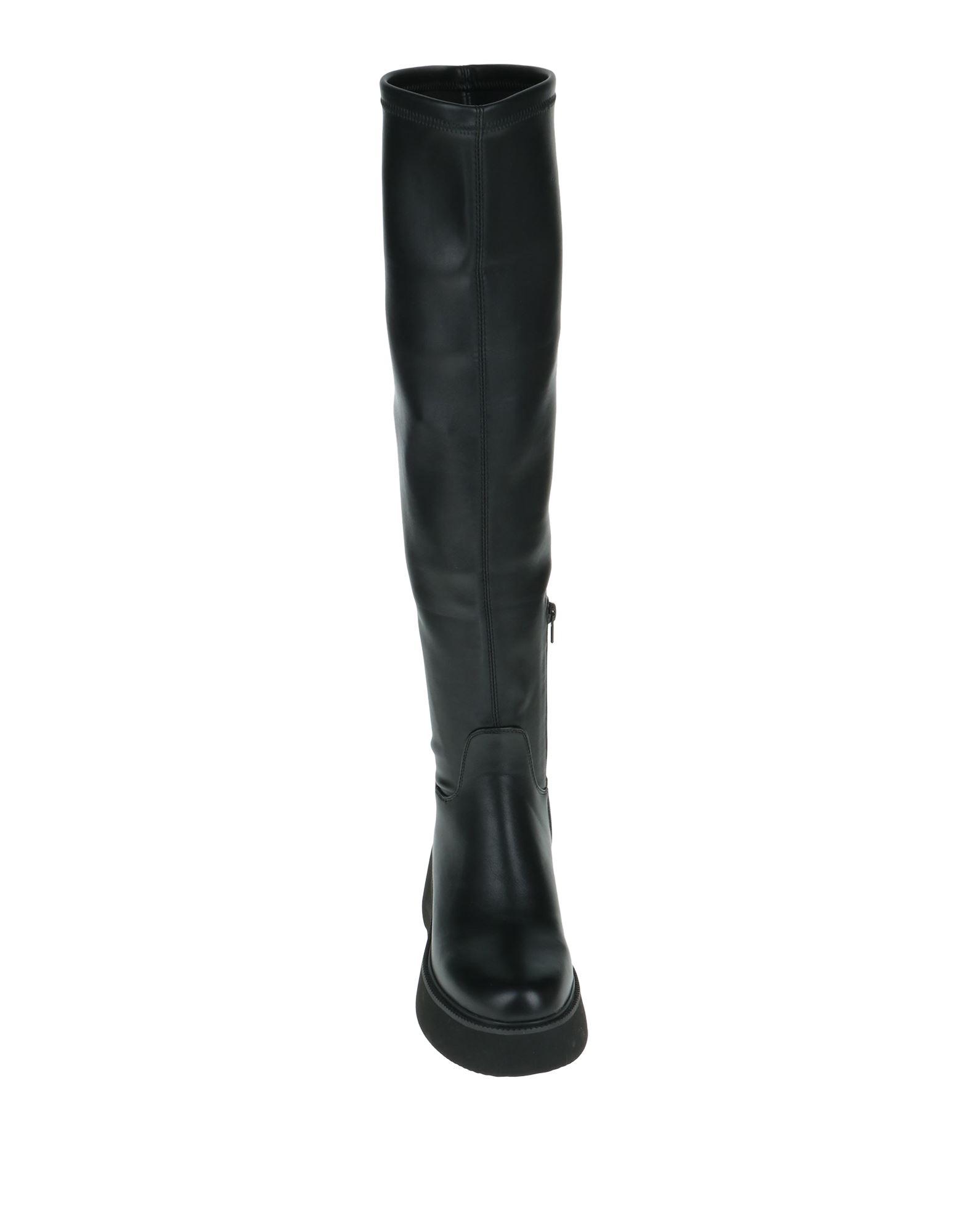 CafeNoir Knee Boots in Black | Lyst