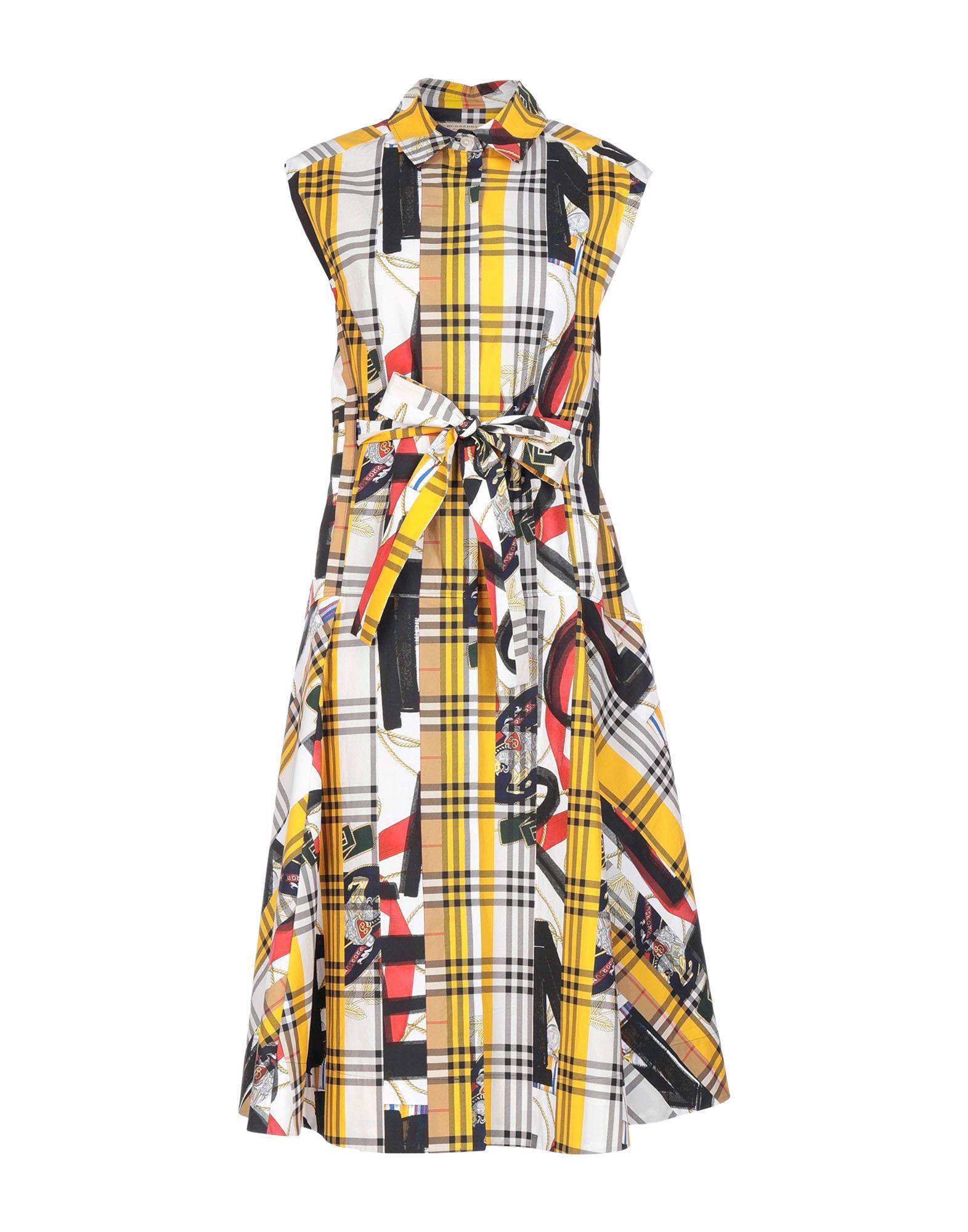 Burberry 3/4 Length Dress in Yellow Lyst