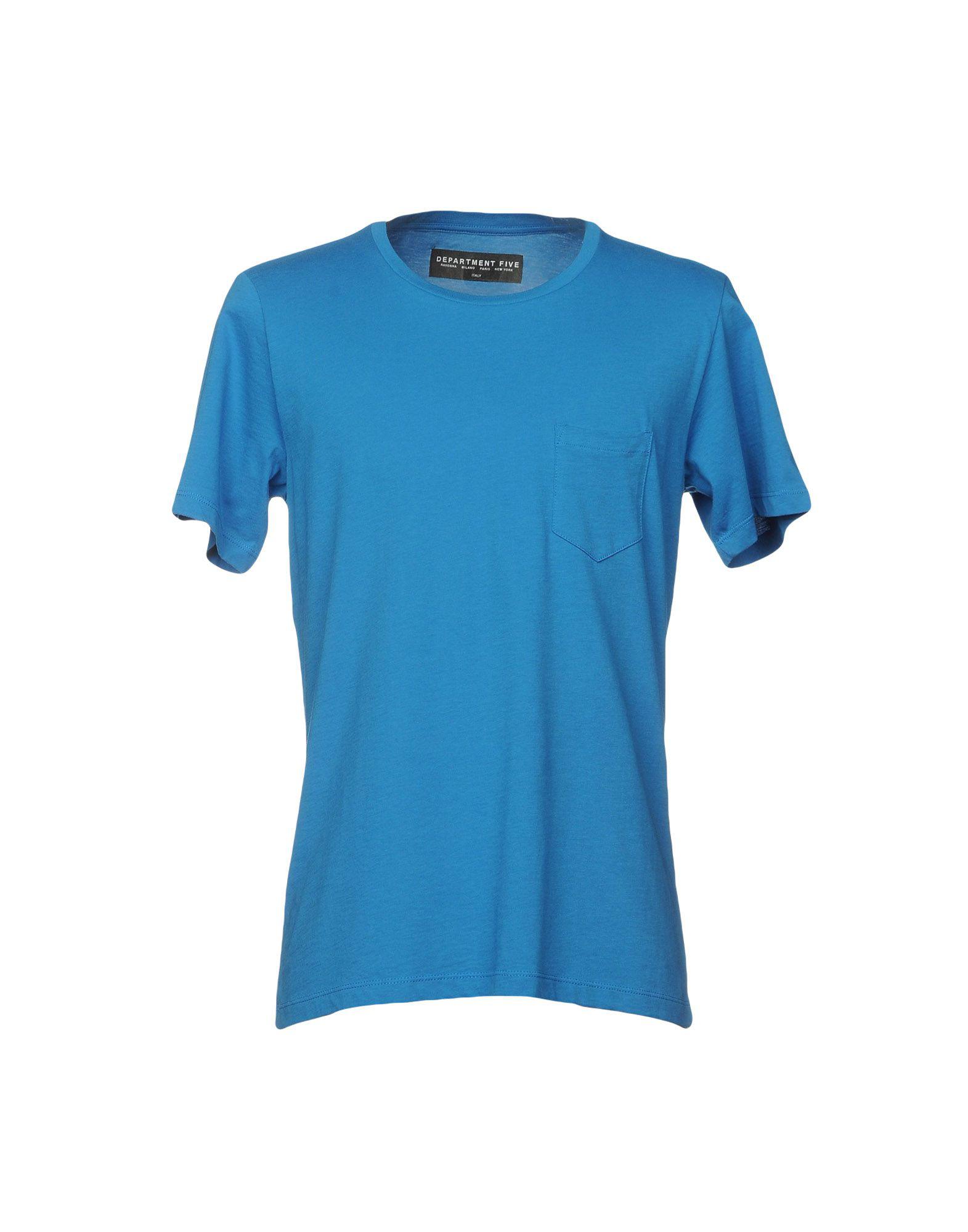 Lyst - Department 5 T-shirt in Blue for Men