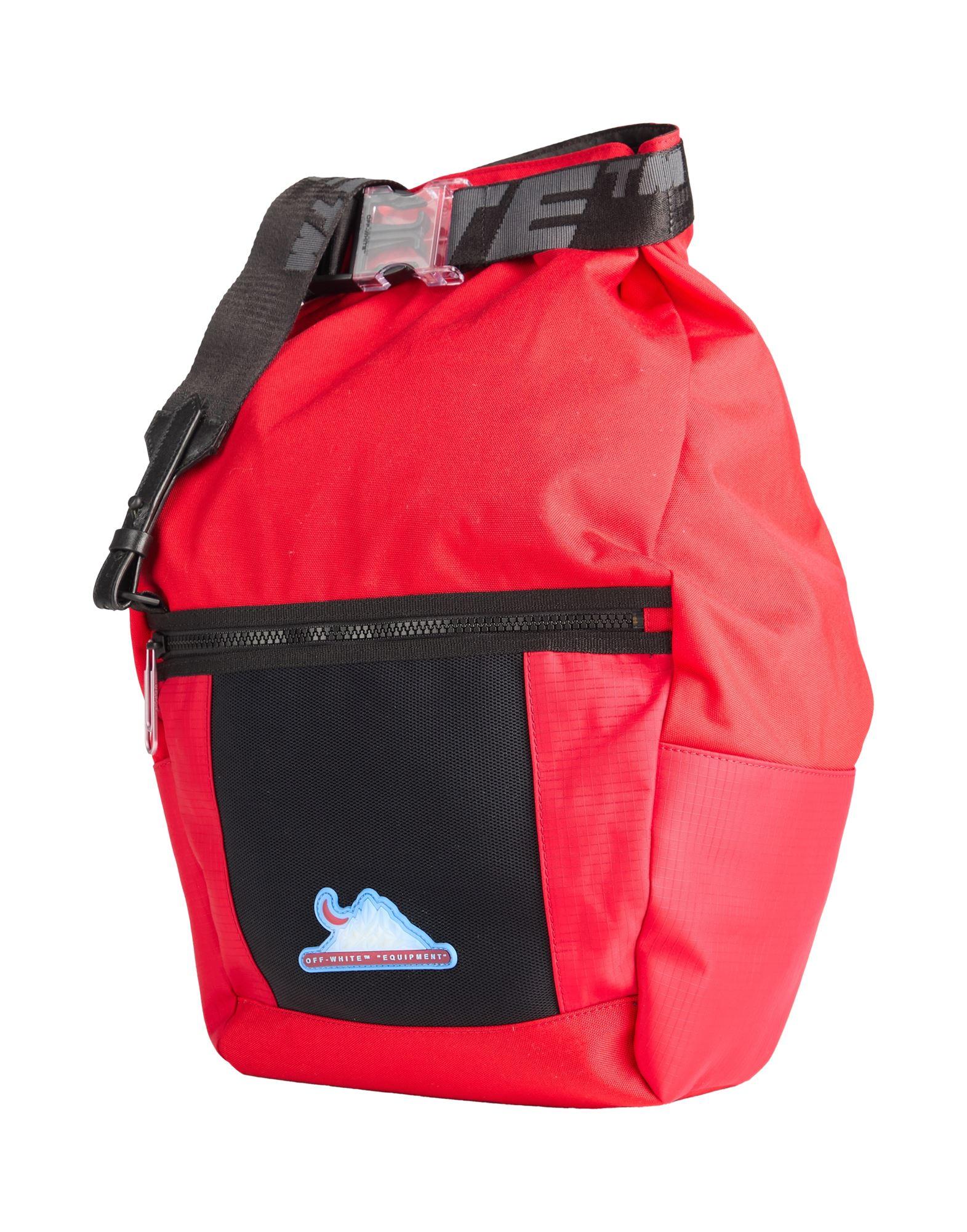Off White Red Backpack Off-White C/o Virgil Abloh Backpacks In Red
