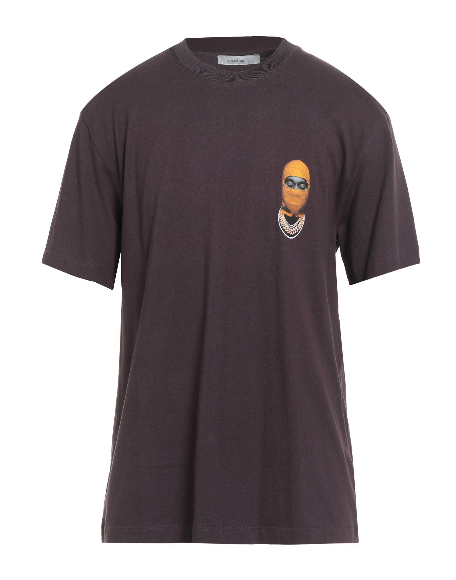 Tシャツ・カットソー IH NOM UH NIT Men T-shirt Grey NUS25272 050 Ih Nom Uh Nit logo-print T-shirt | Grey | FARFETCH