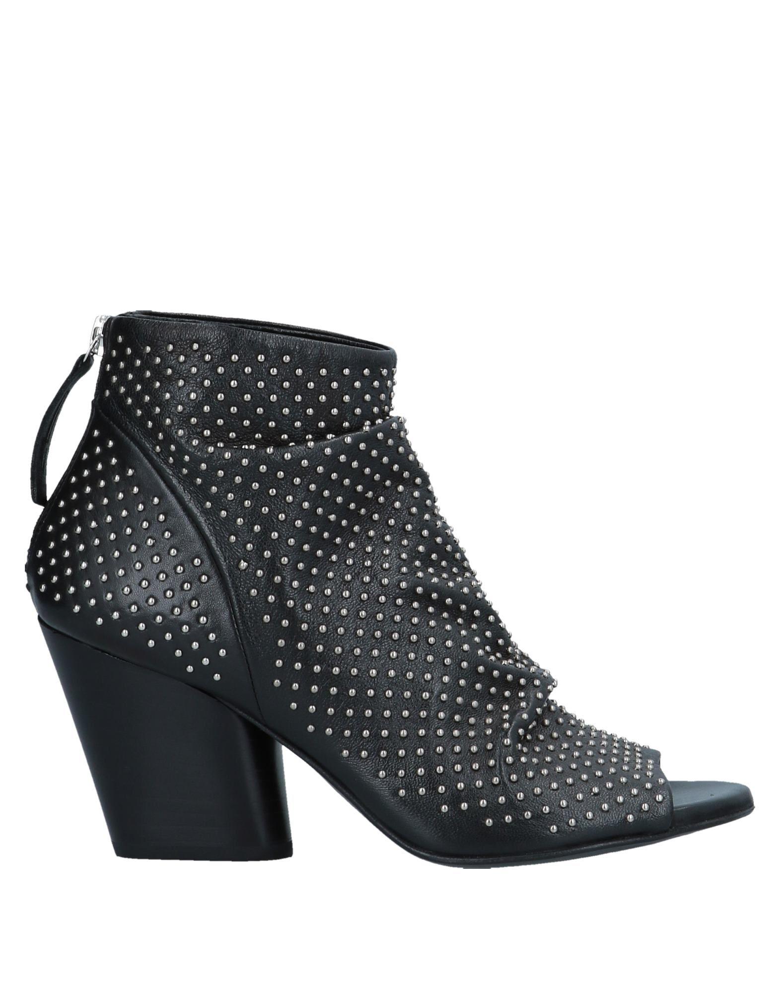 Halmanera Leather Ankle Boots in Black Lyst