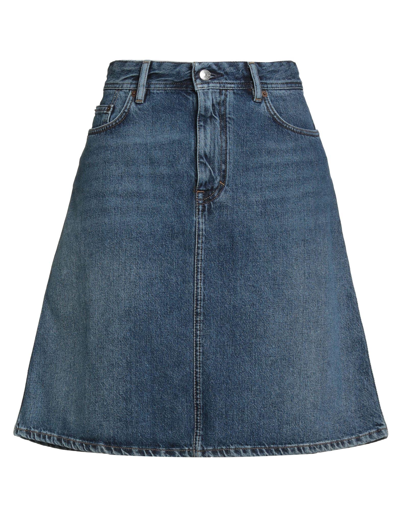 スカート Acne Studios Denim Mini Skirt Black AF0253900 AF0253900FW23 Acne Studios Denim Mini-Skirt | Liberty