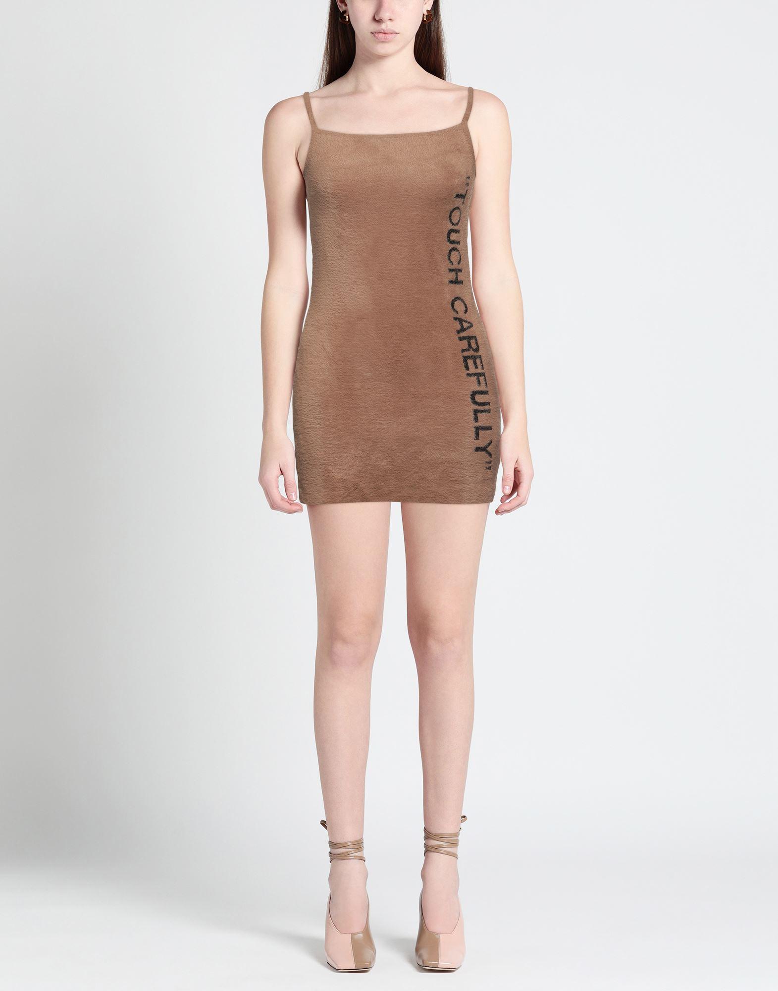 Brown and White Dresses for Women | Lyst