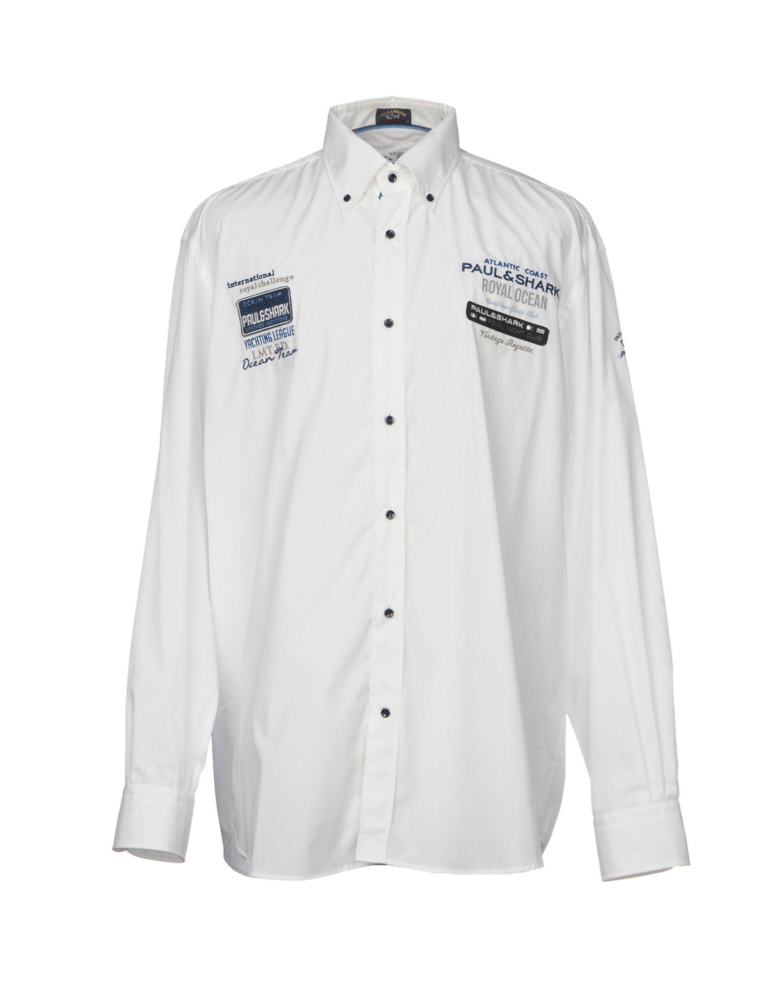 Paul & Shark Shirt in White for Men | Lyst Australia