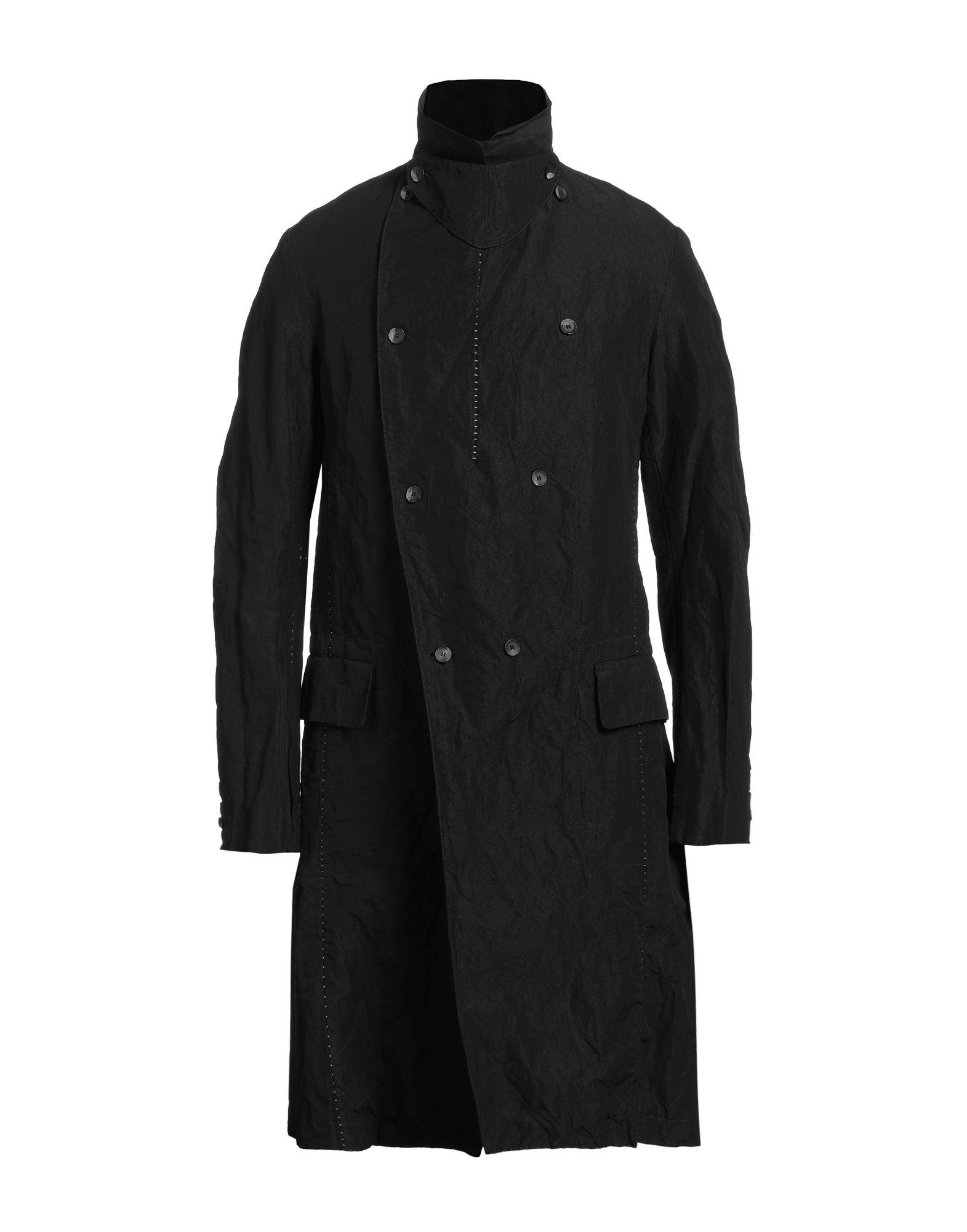 masnada-Black-Overcoat-Trench-