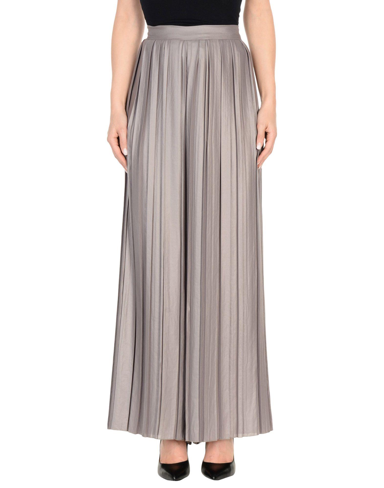 Golden Goose Deluxe Brand Long Skirt in Grey (Gray) - Lyst