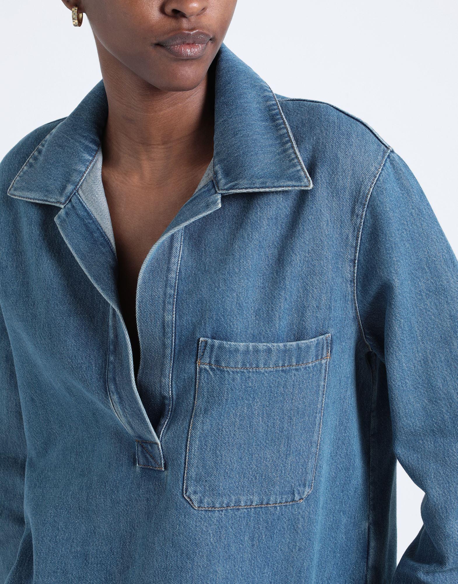 Oversized Denim Shirt Chemisier Cos Denim Buttoned Down Tunic