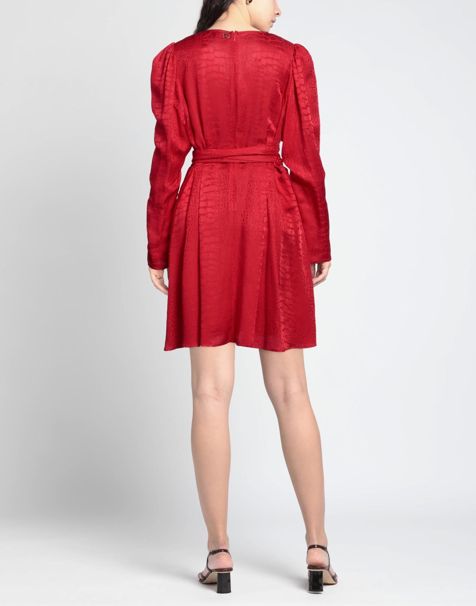 Twin set red dress store