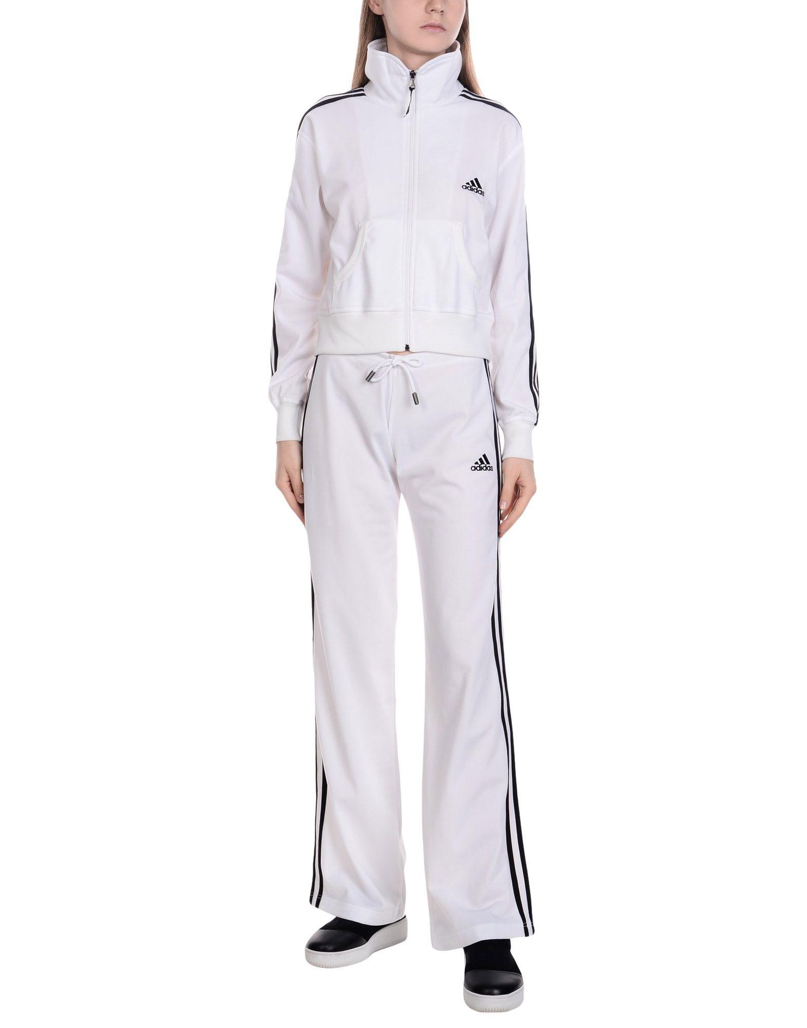 white adidas sweatsuit